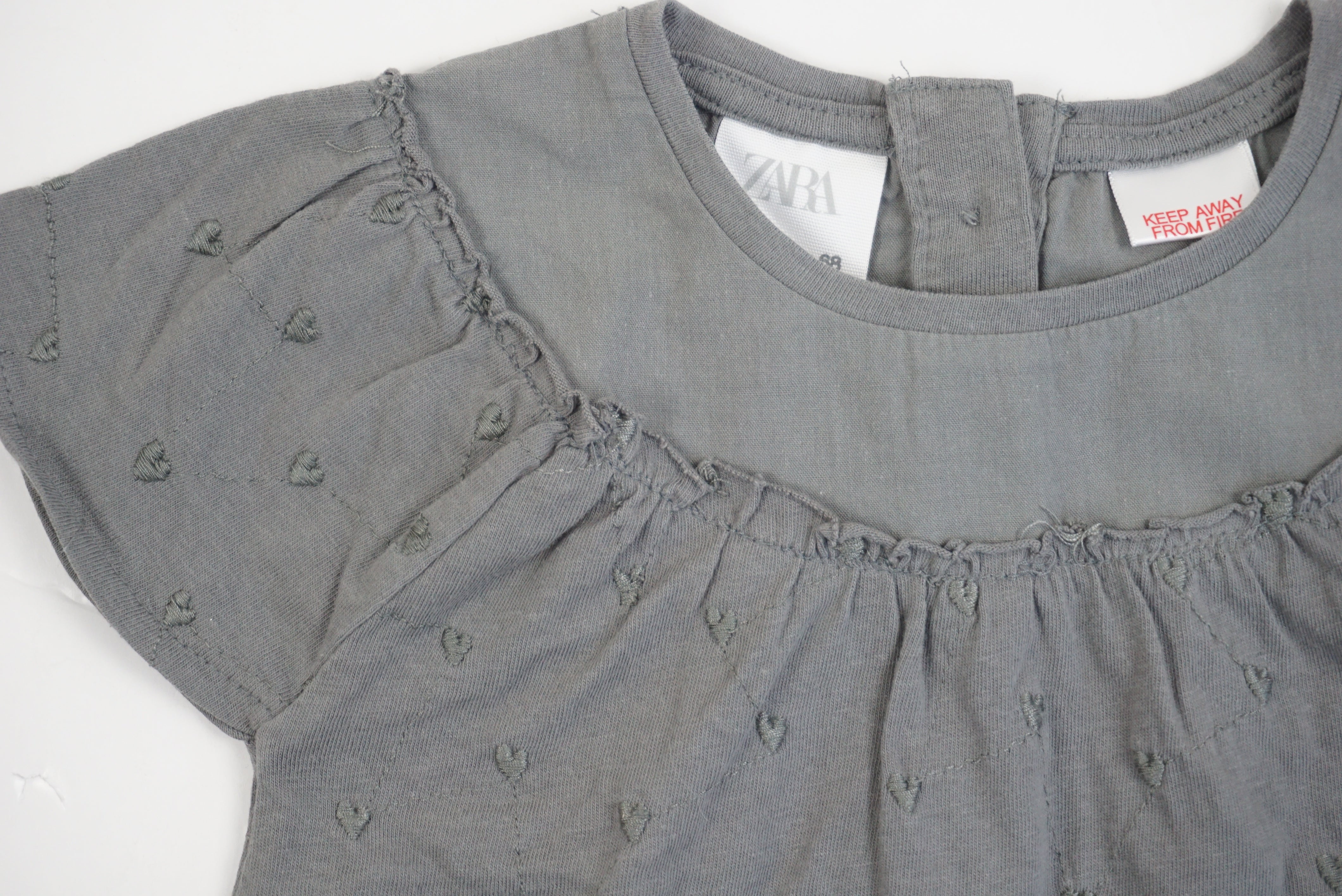 T-shirt Gris - 3/6 mois