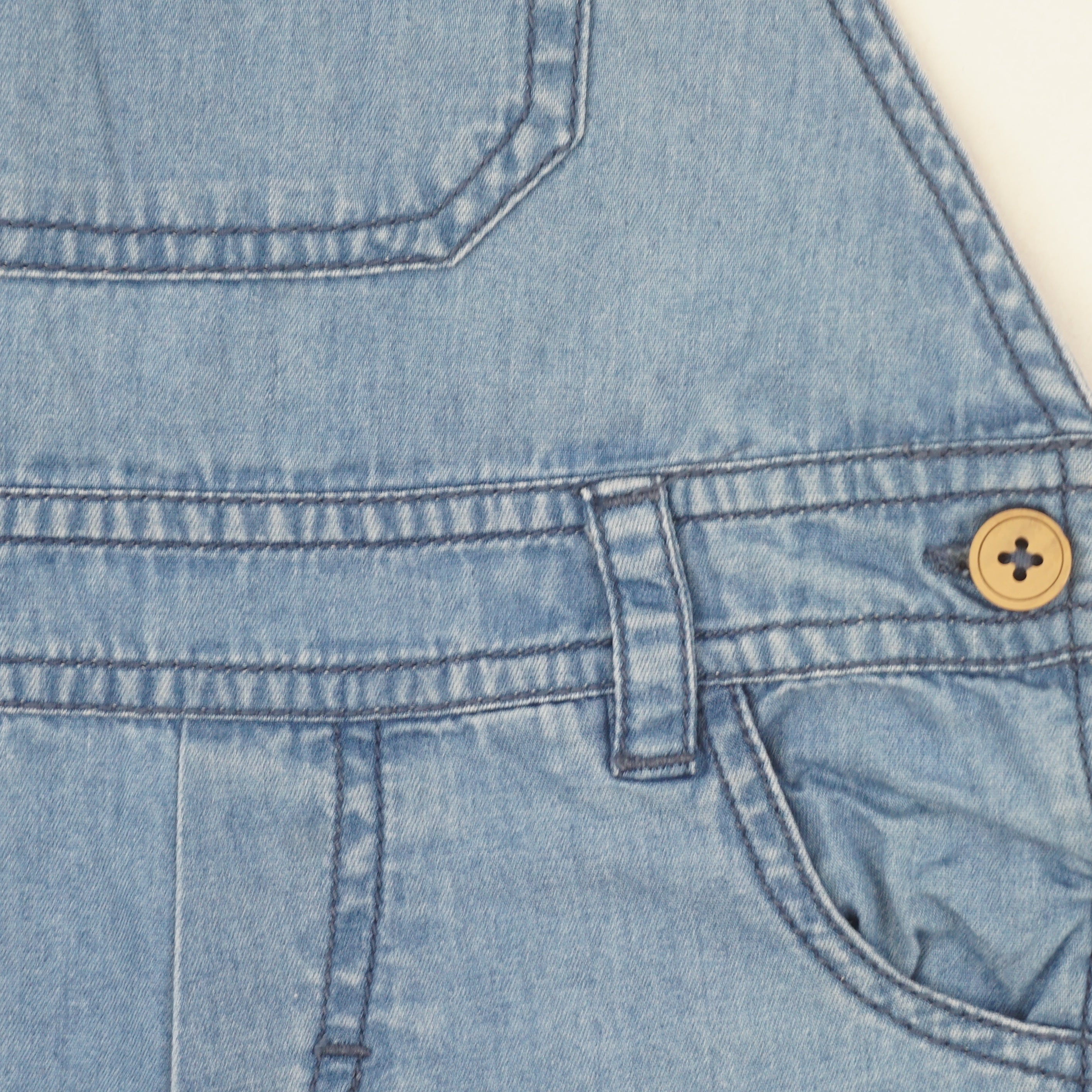 Salopette Bleu - 12 mois