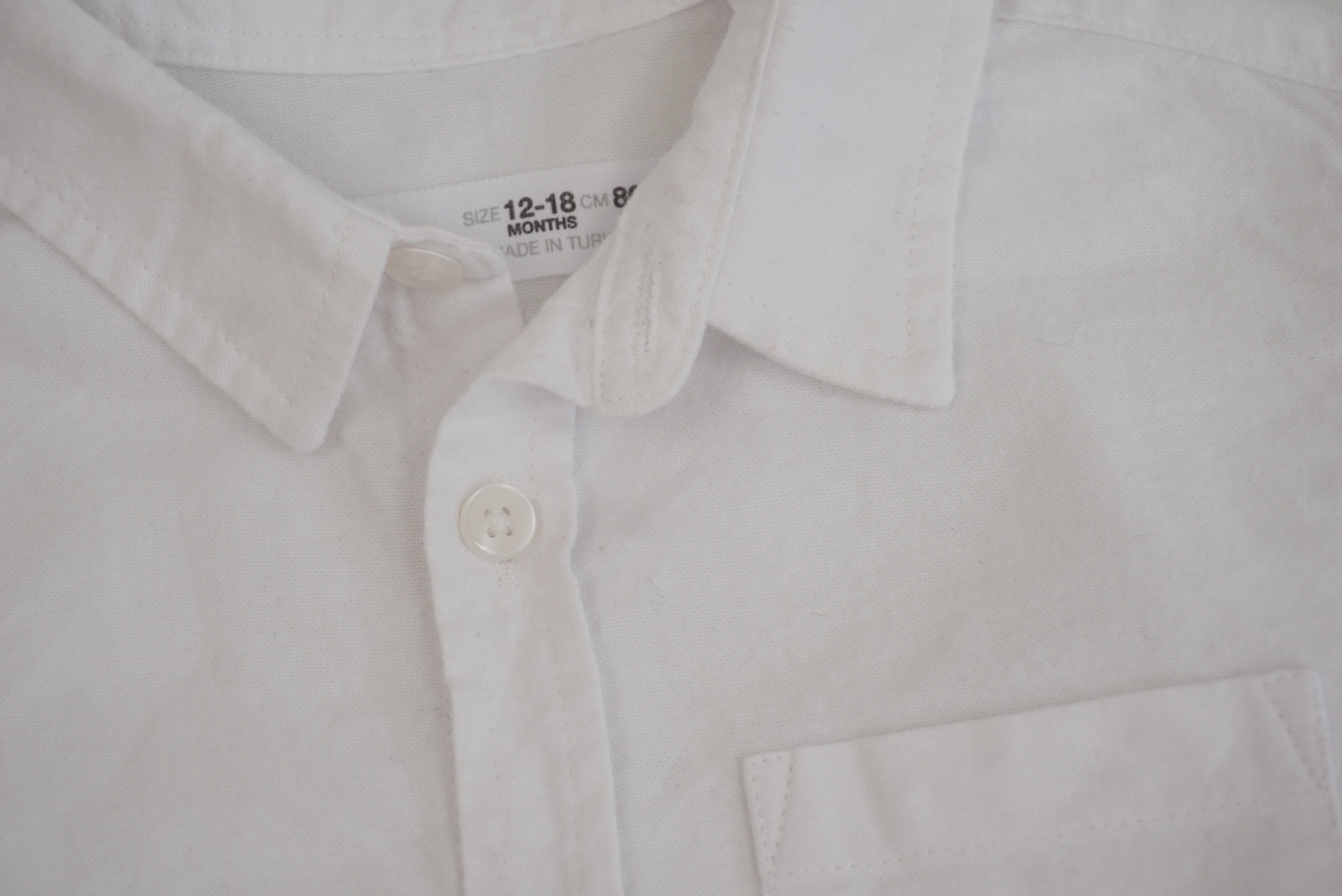 Chemise Blanc - 12/18 mois