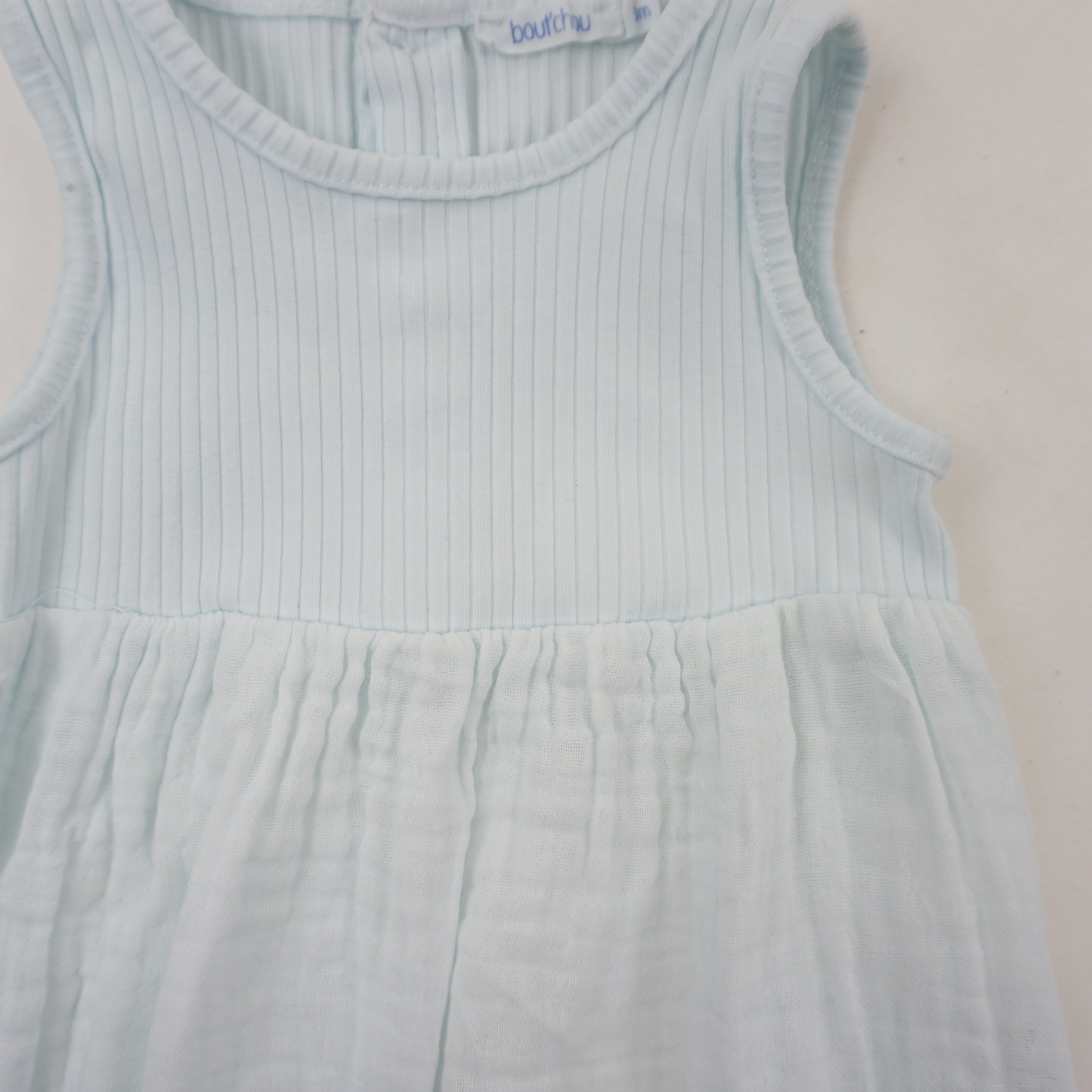 Barboteuse Bleu -3 mois