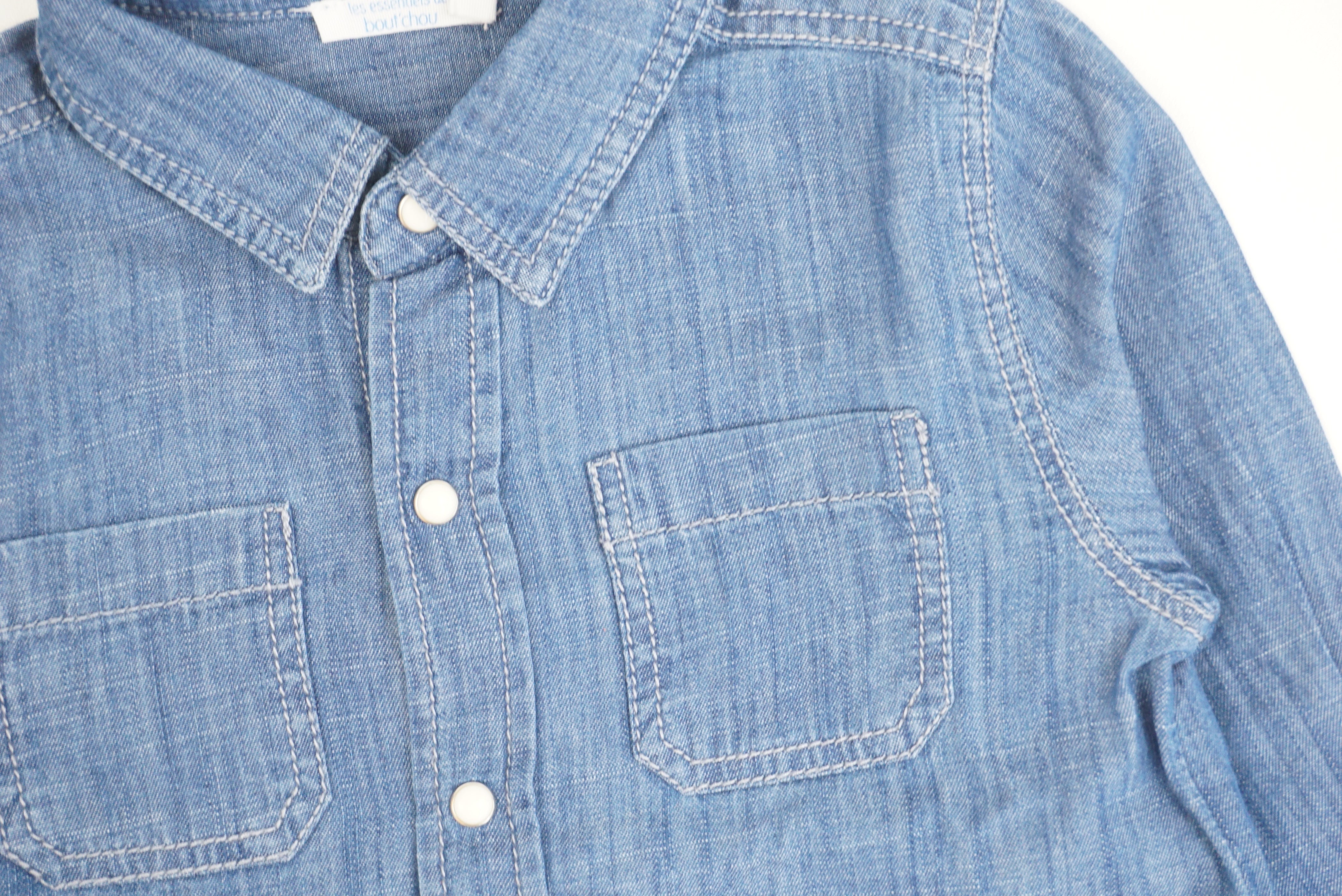 Chemise Bleu - 12 mois