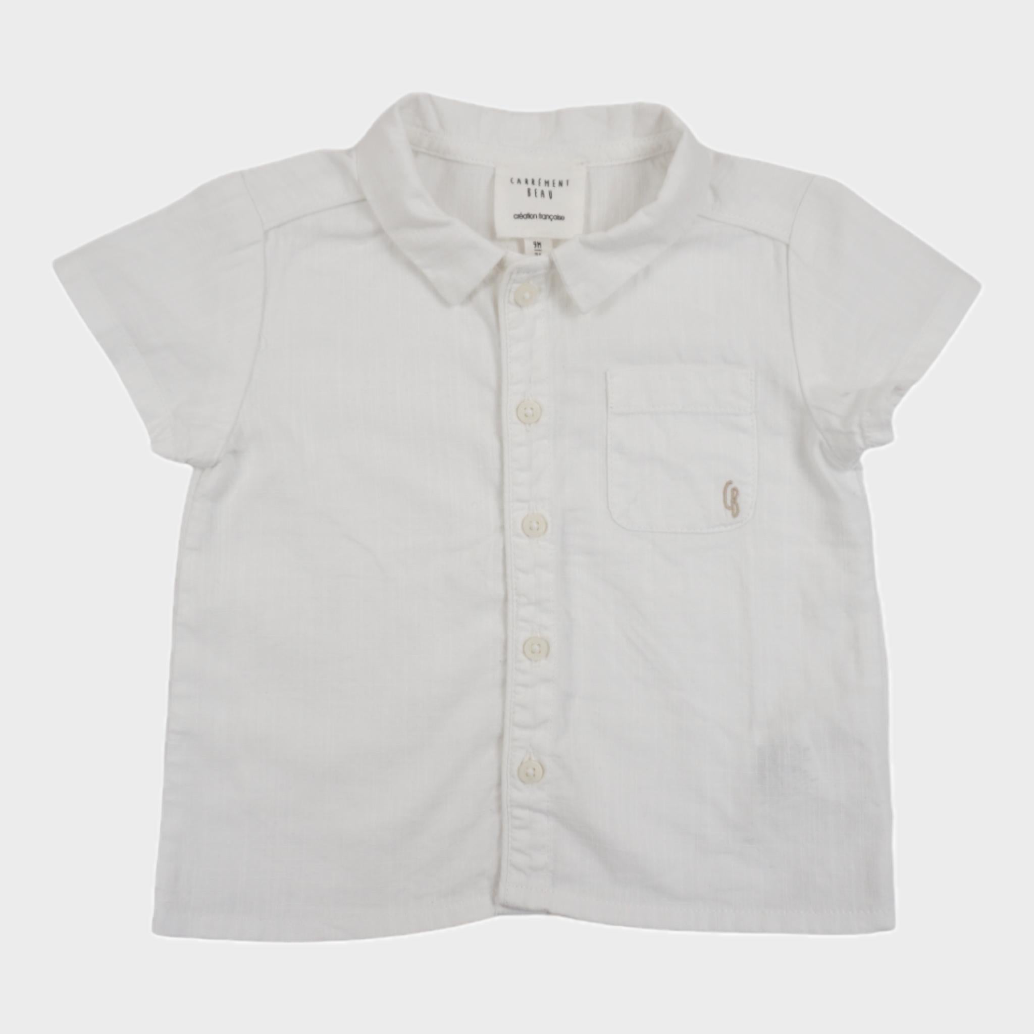 Chemise Blanc - 9 mois