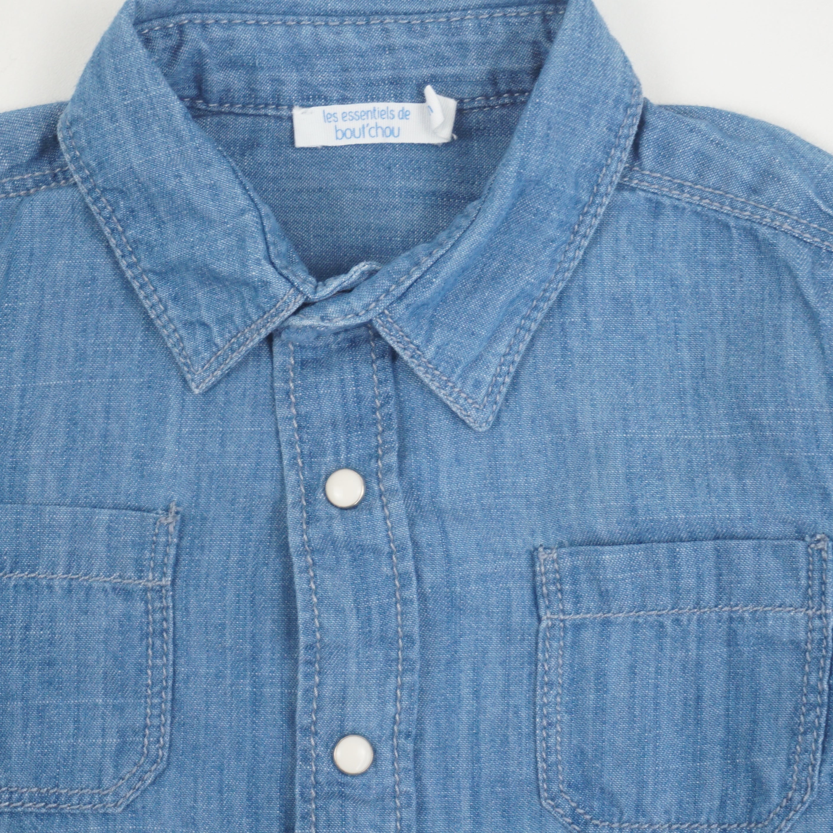 Chemise Bleu - 6 mois