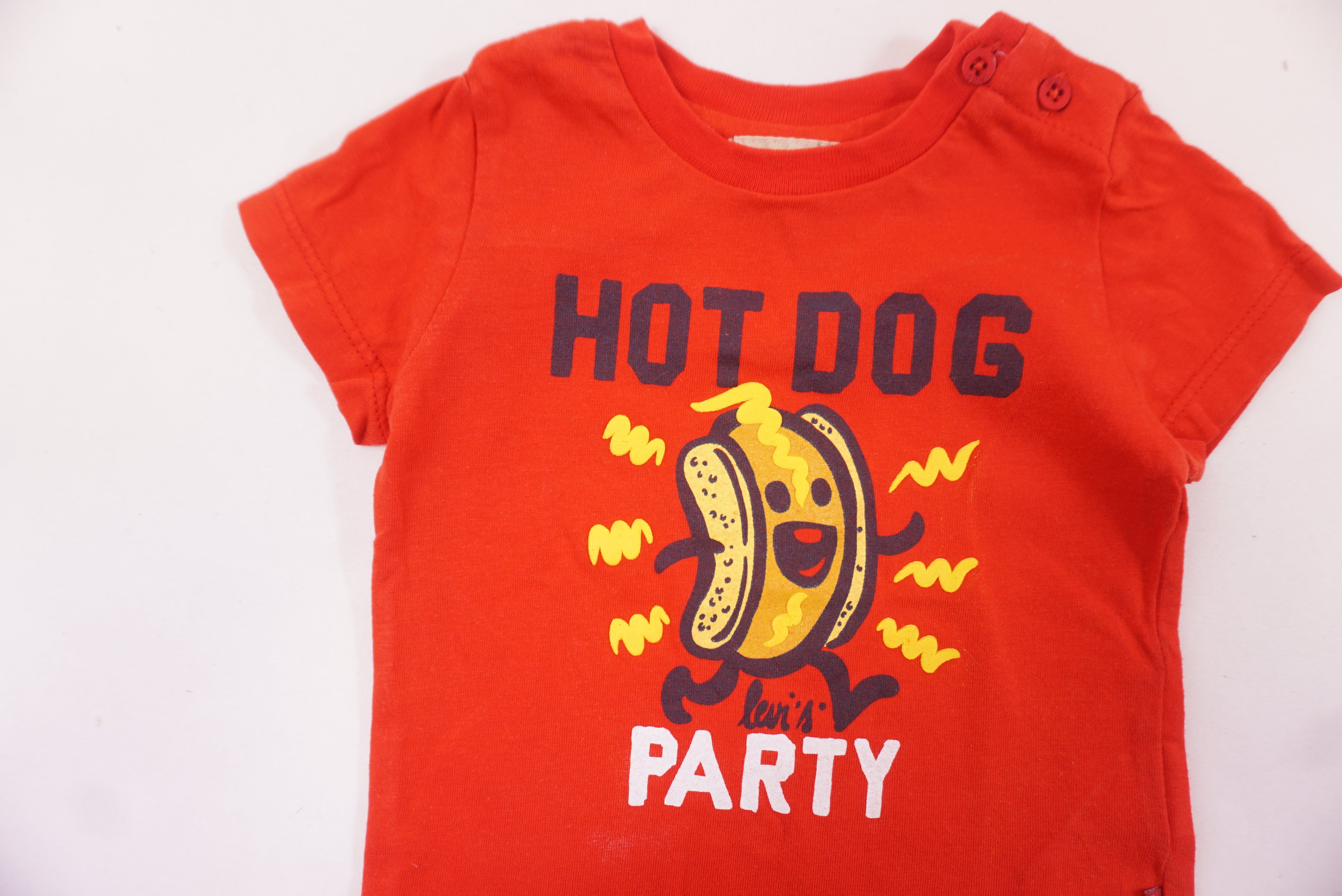 T-shirt Rouge - 6 mois