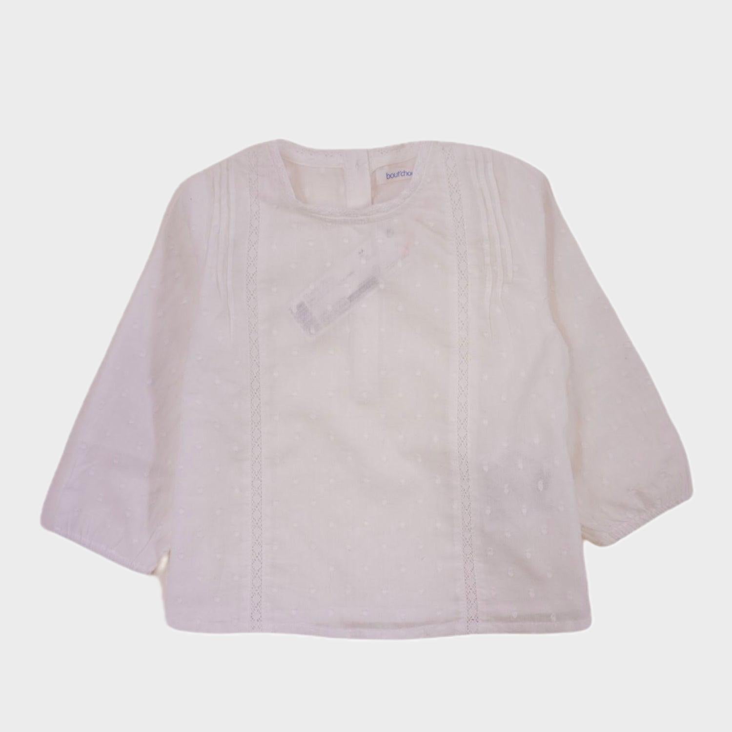 Blouse Blanc - 12 mois