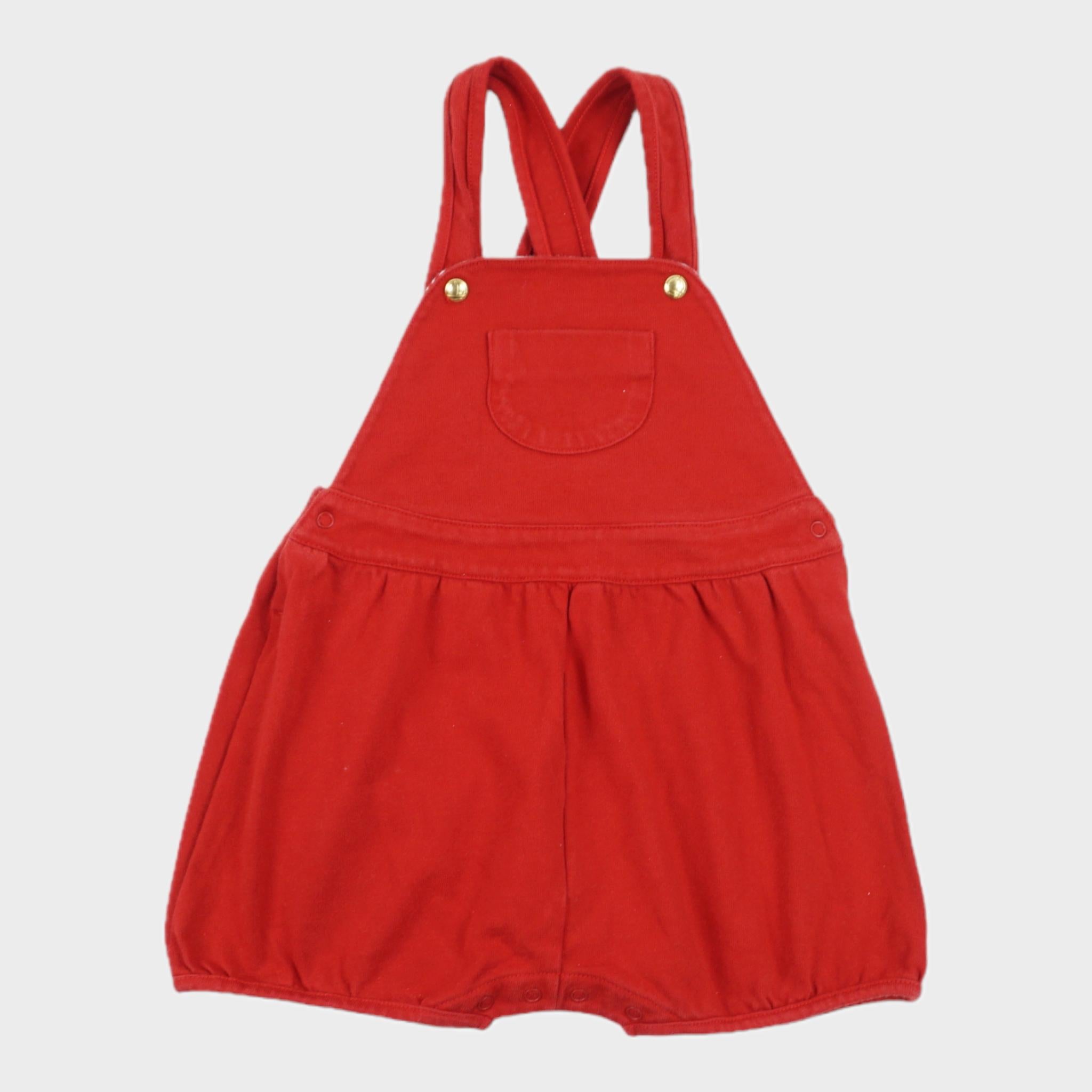 Salopette Rouge - 24 mois