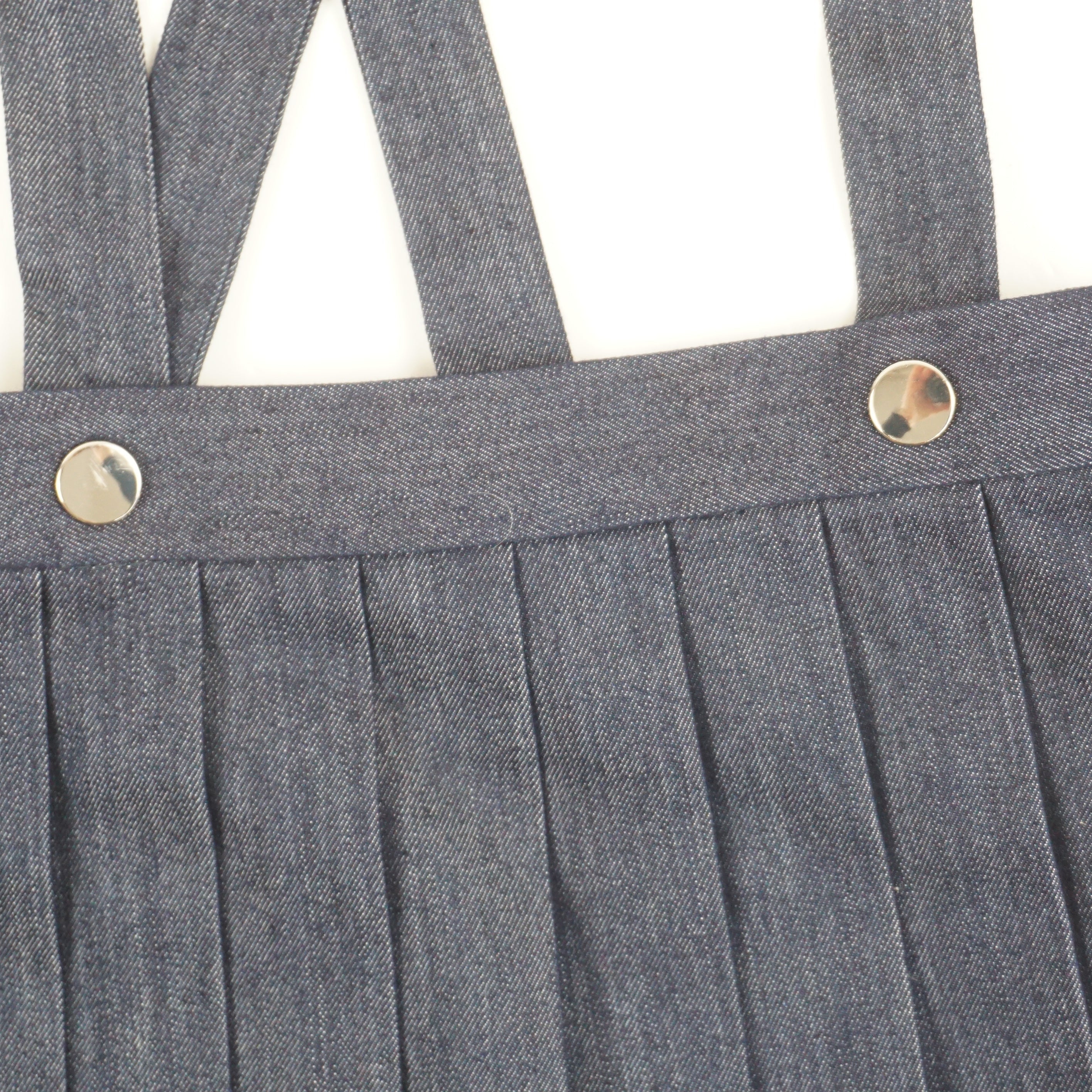 Jupe à bretelles Bleu - 4 ans