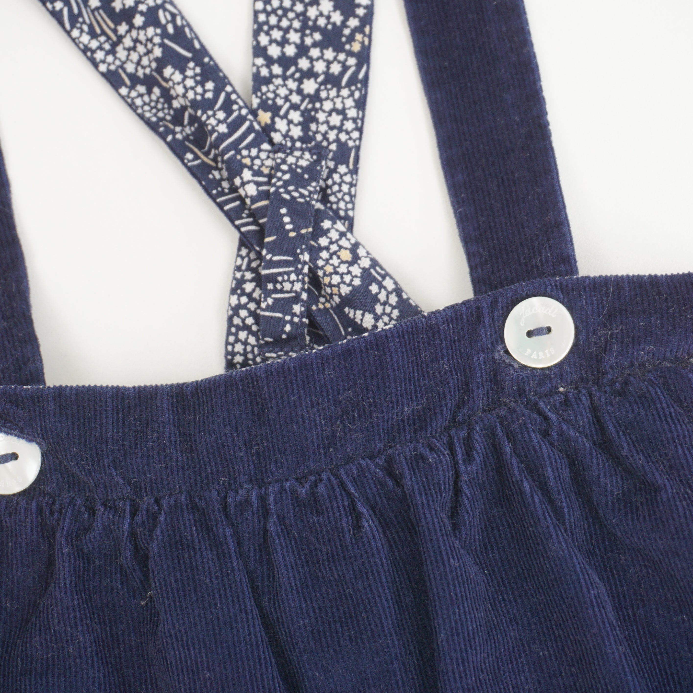 Bloomer à bretelles Bleu - 6 mois