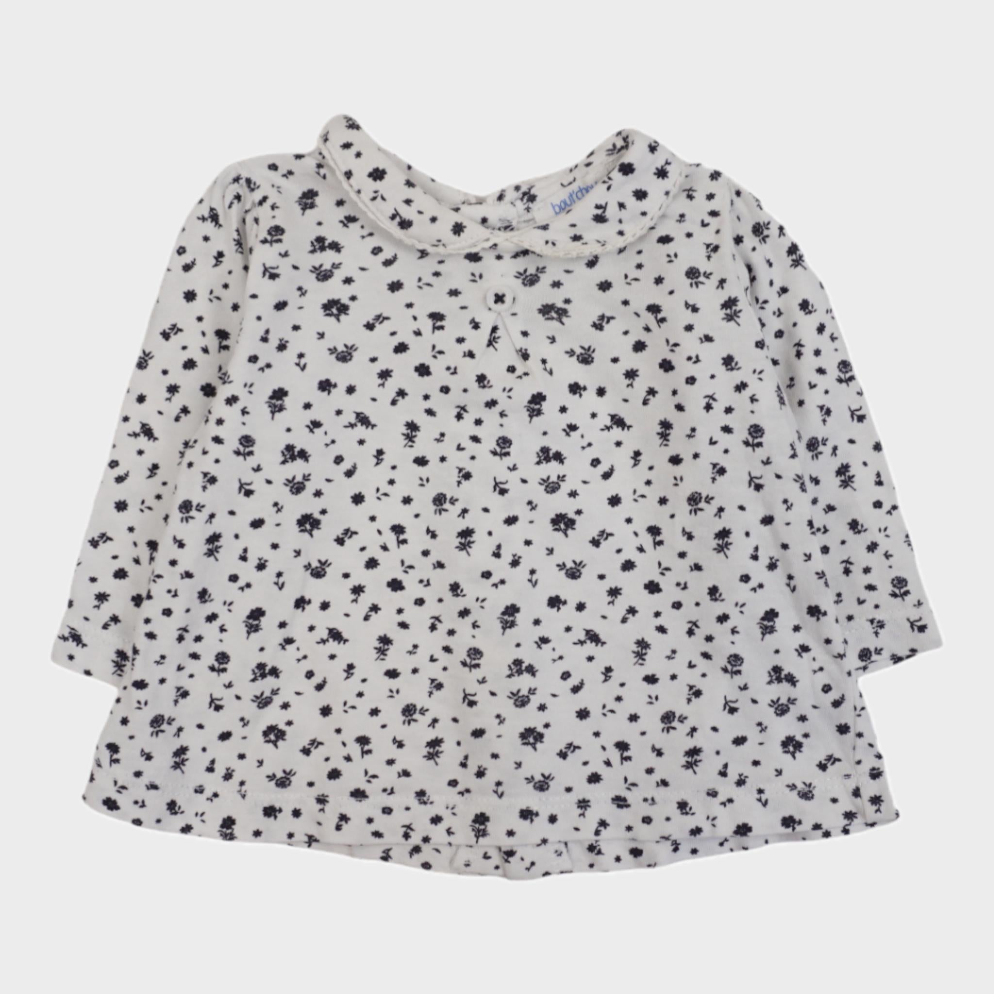 T-shirt Blanc - 3 mois