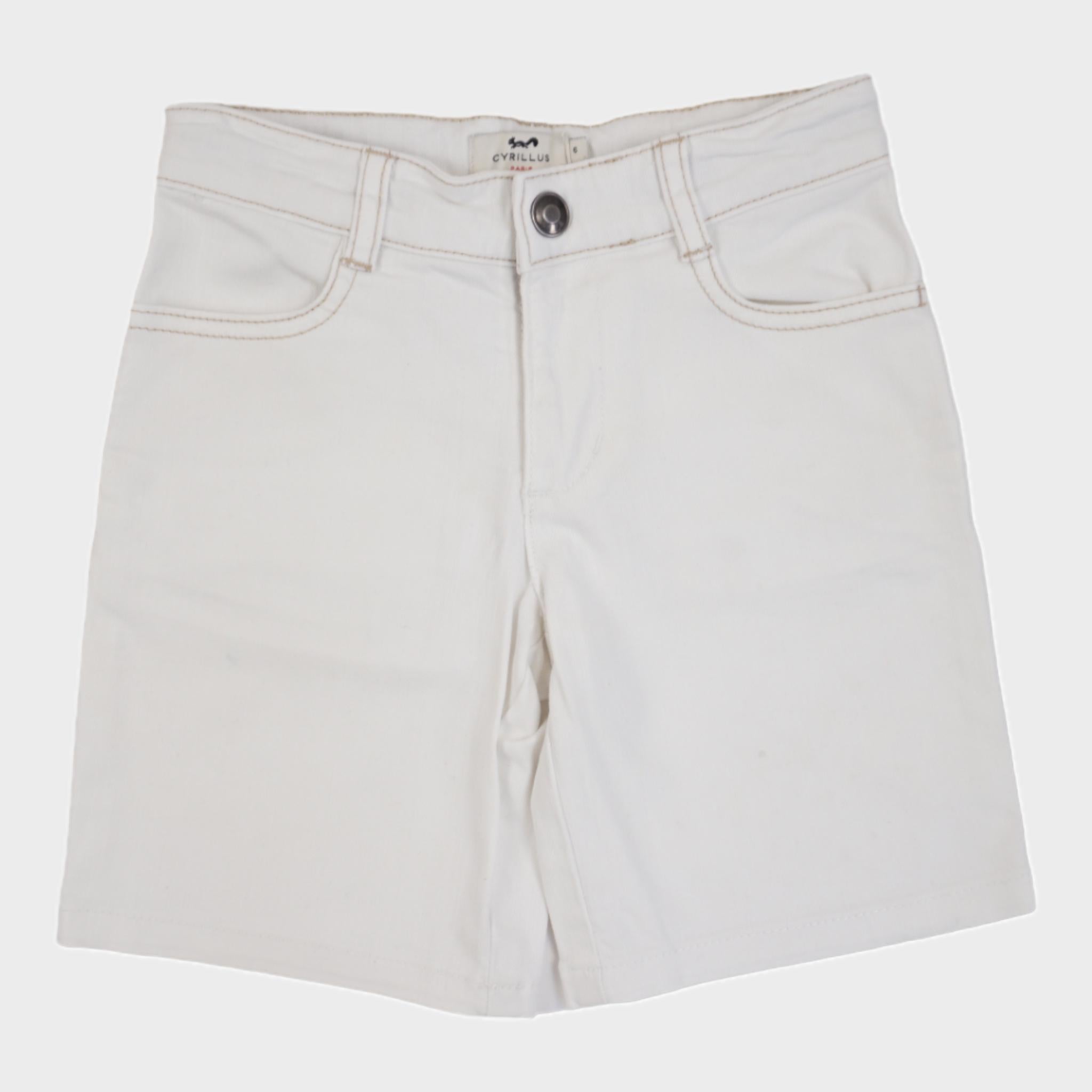 Bermuda Blanc - 6 ans