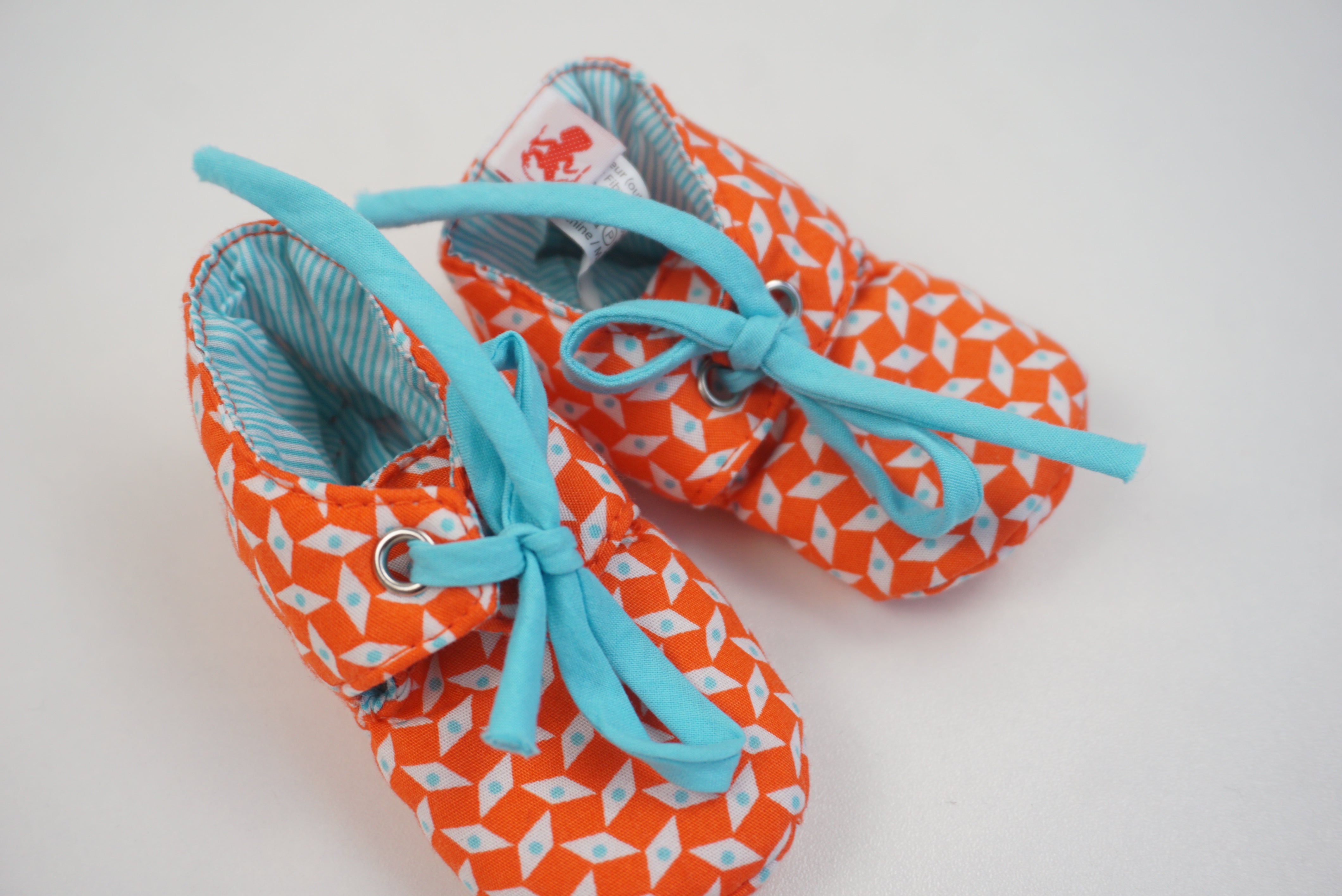 Chaussons Orange - 0/3 mois