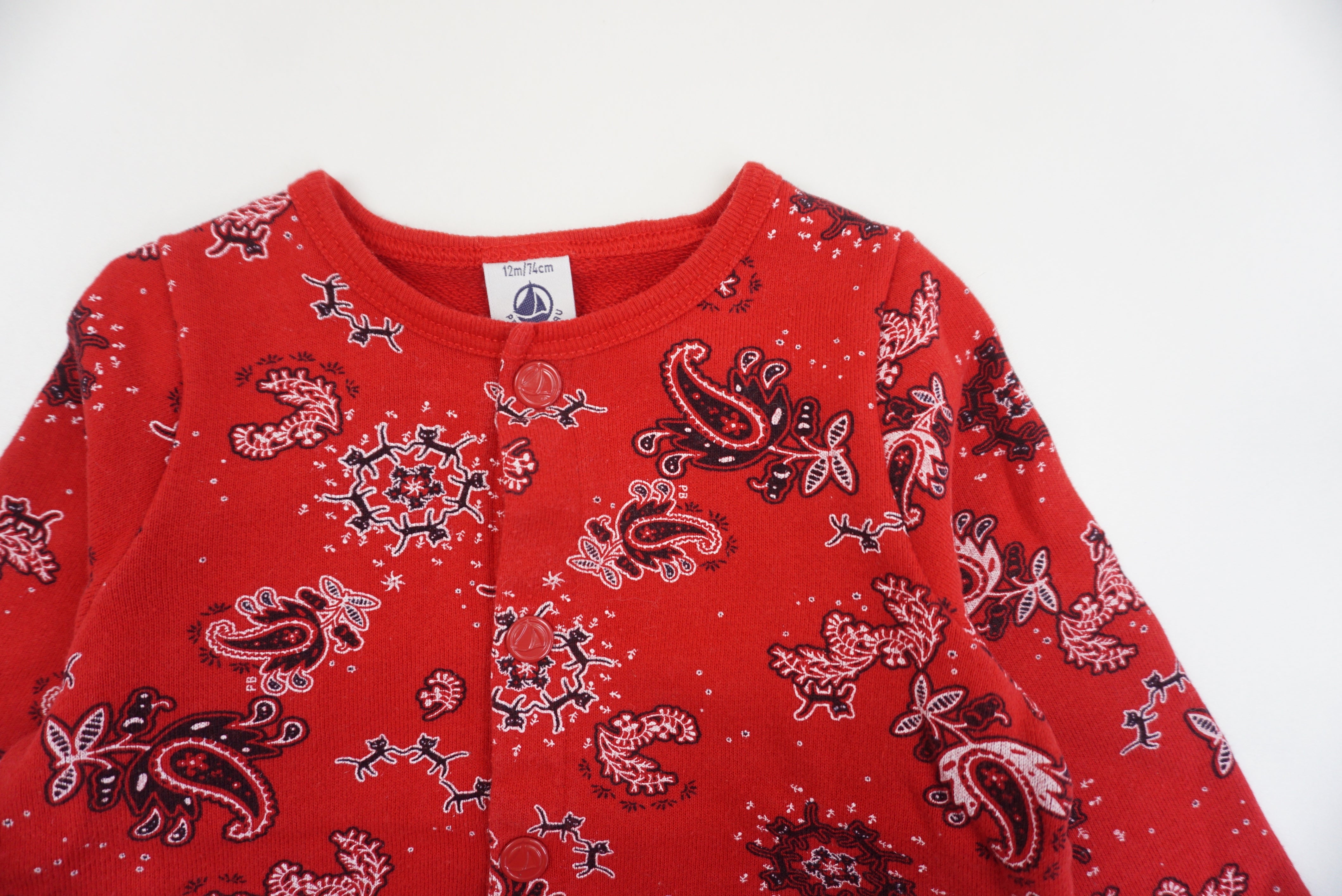 Gilet Rouge - 12 mois