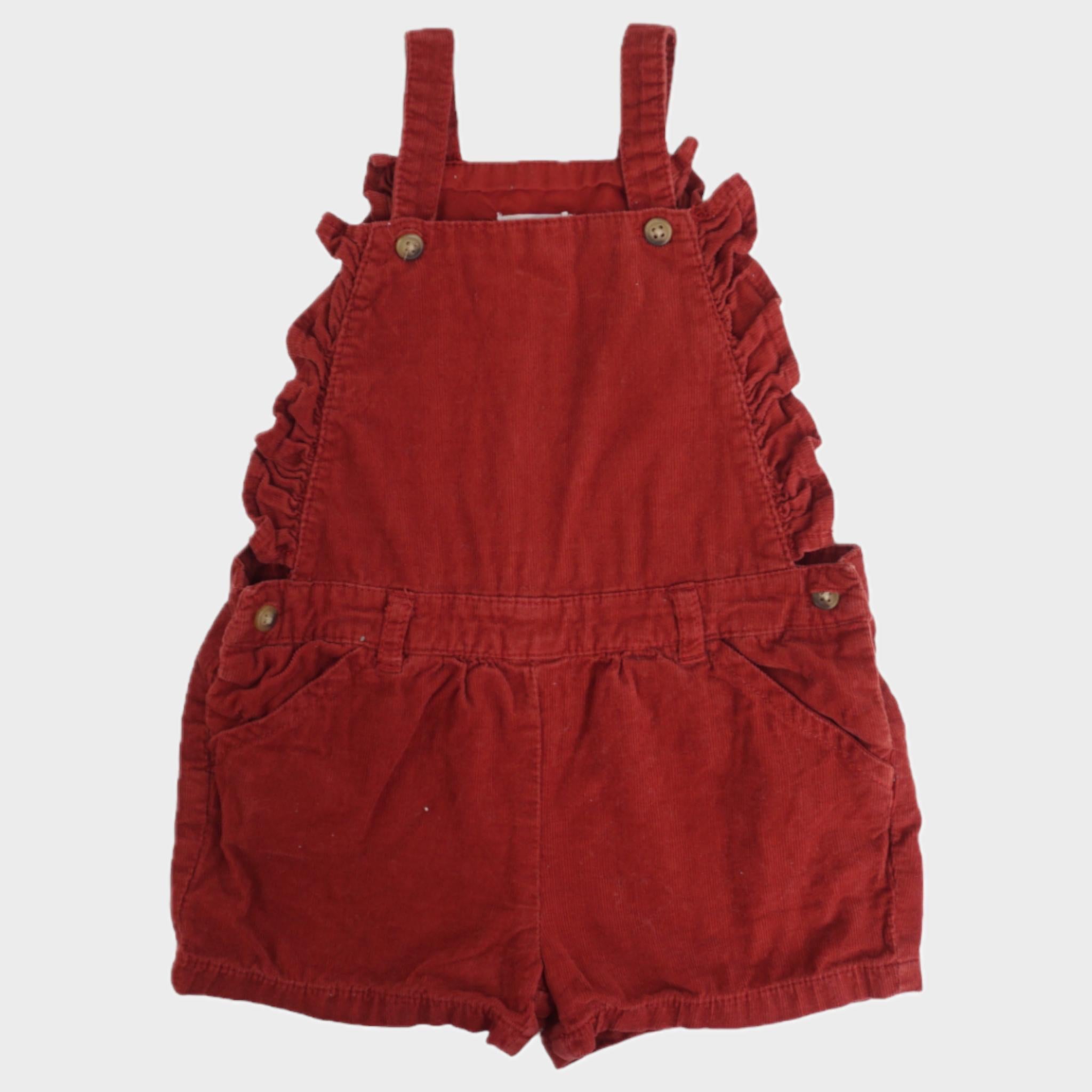 Salopette Rouge - 24 mois
