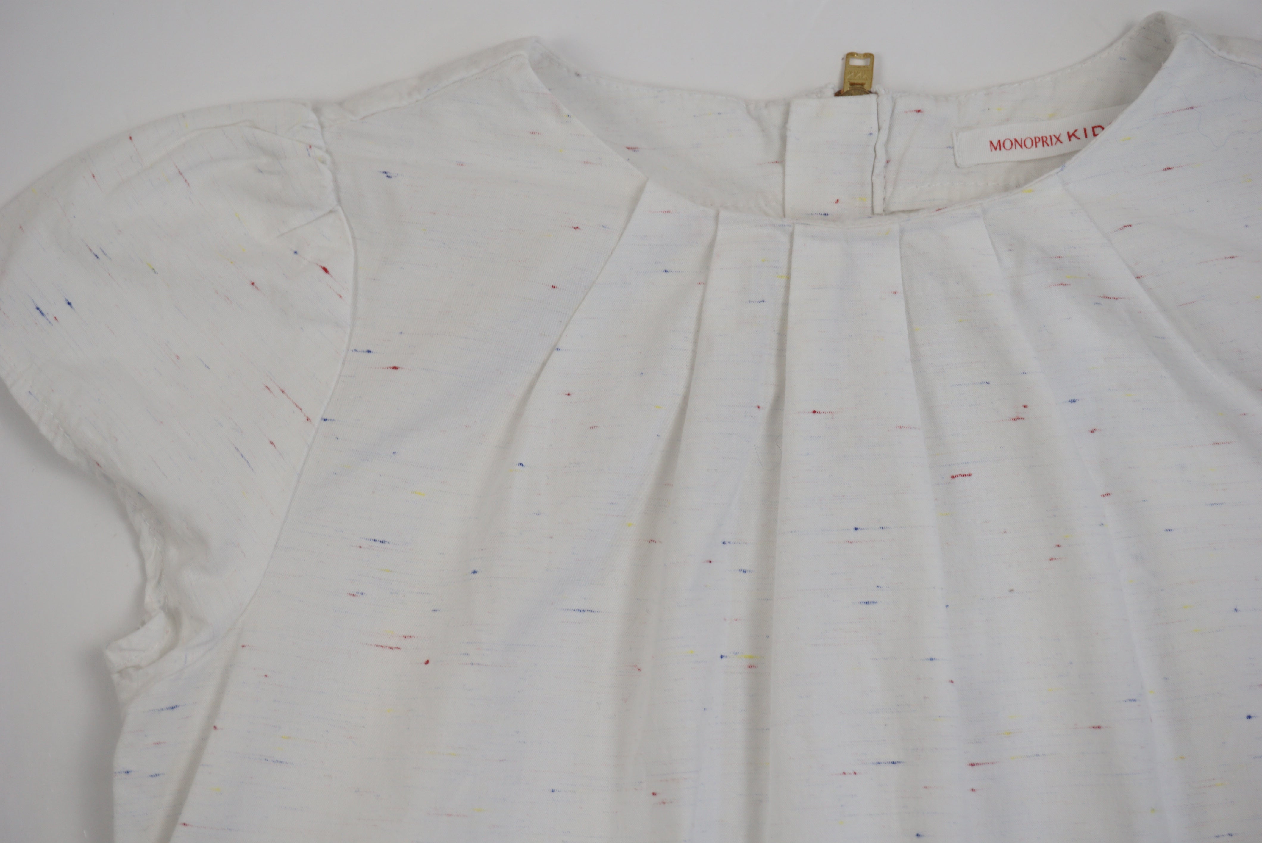 Blouse Blanc - 4 ans
