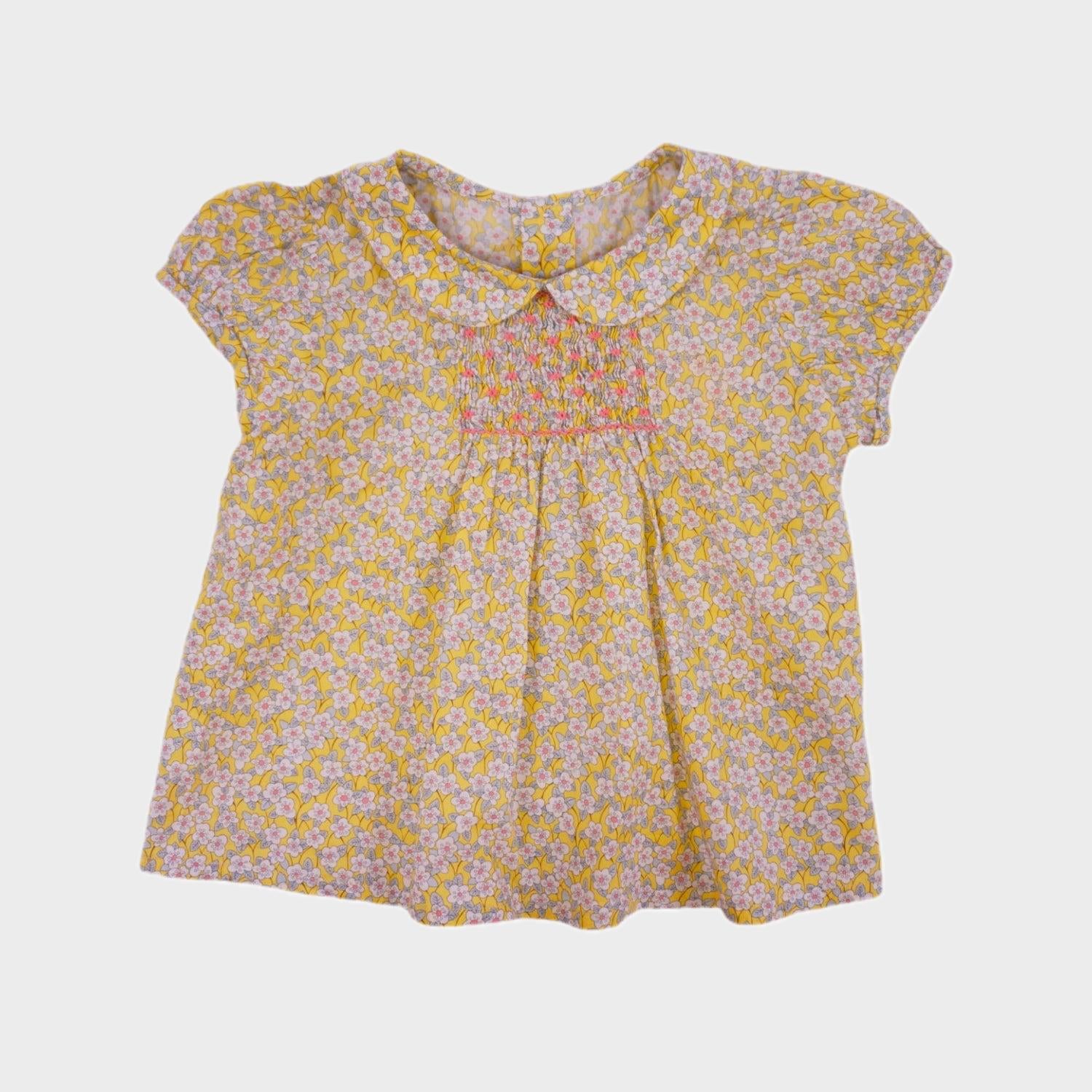 Blouse Jaune - 12 mois