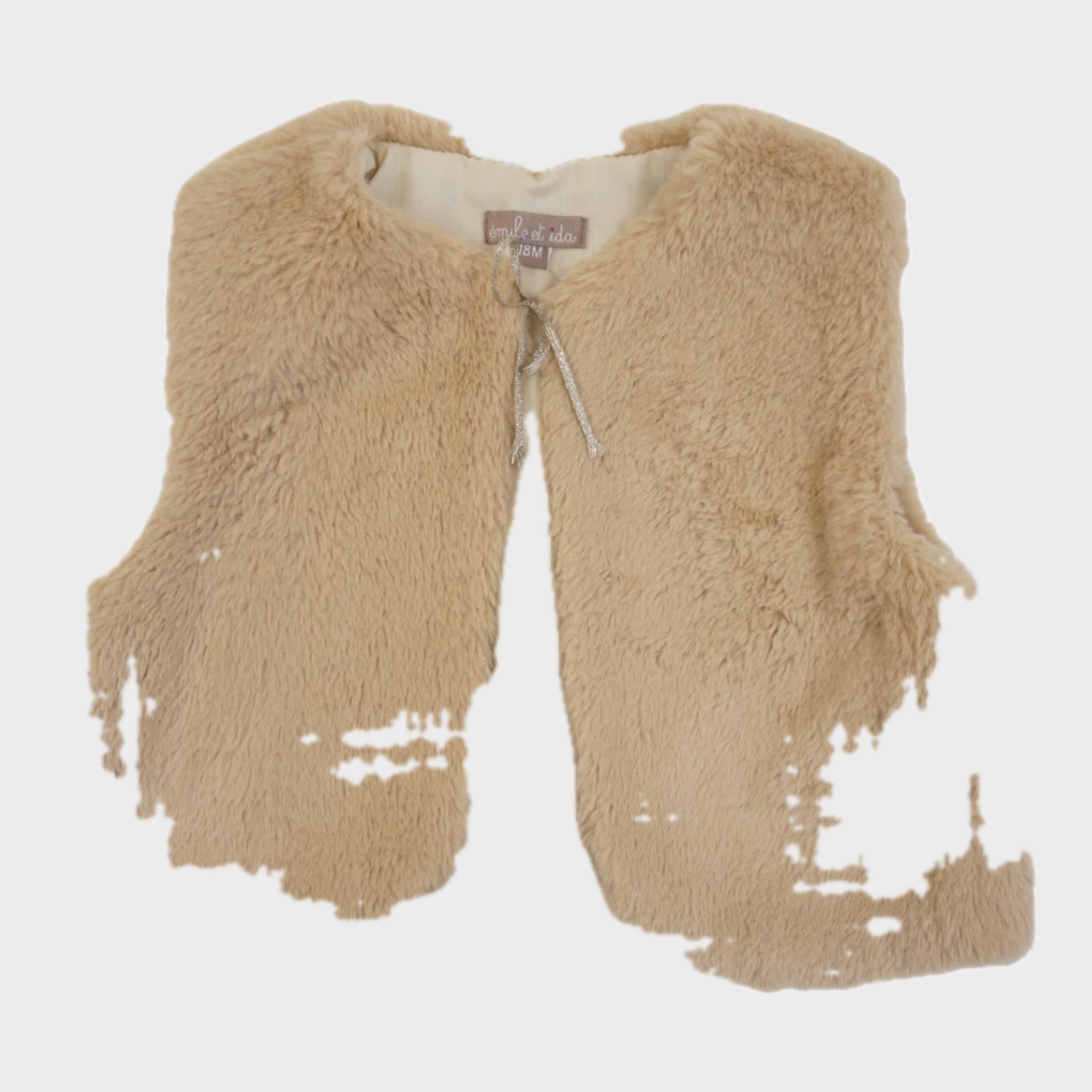 Gilet sans manche Beige - 18 mois