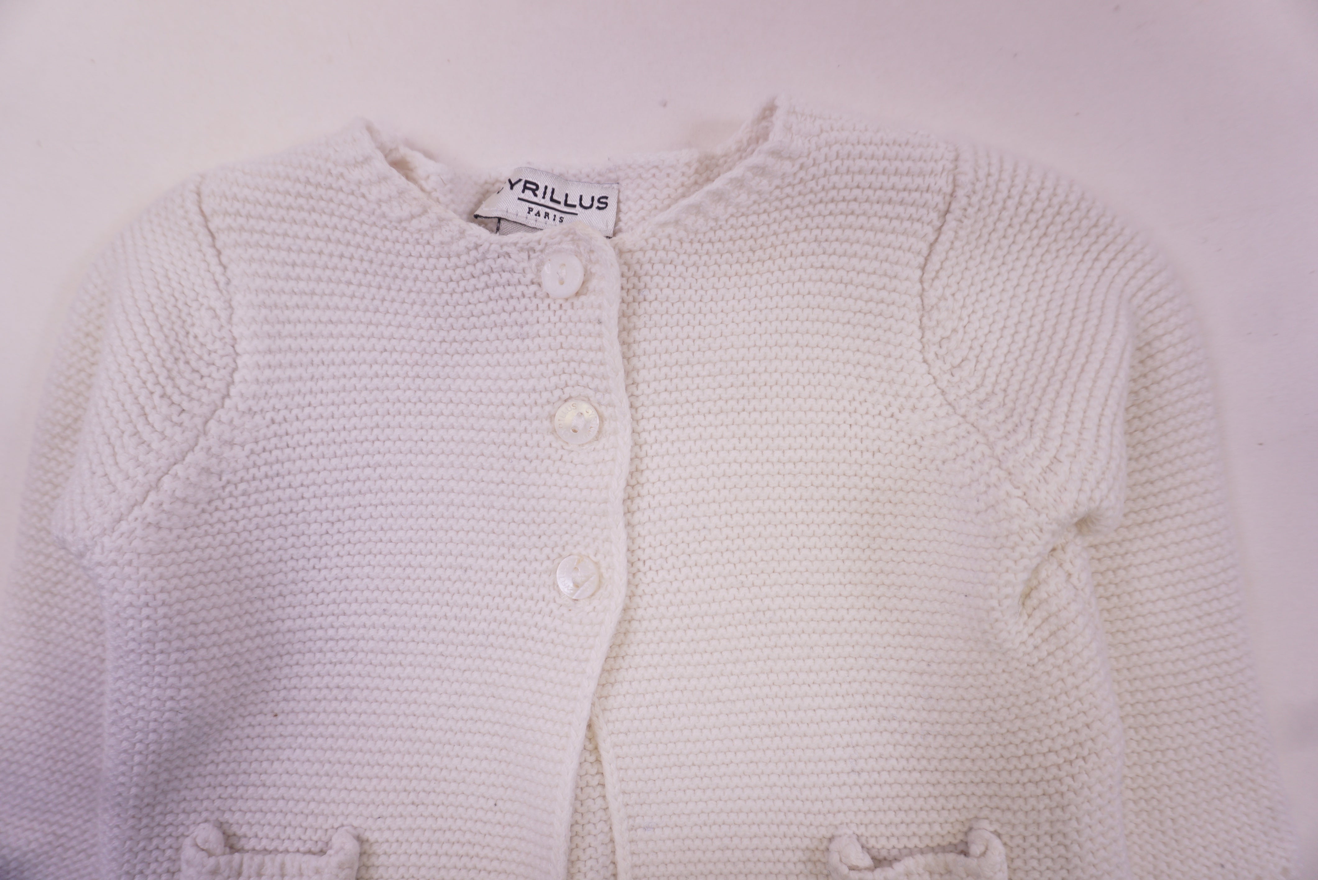 Gilet Blanc - 1 mois