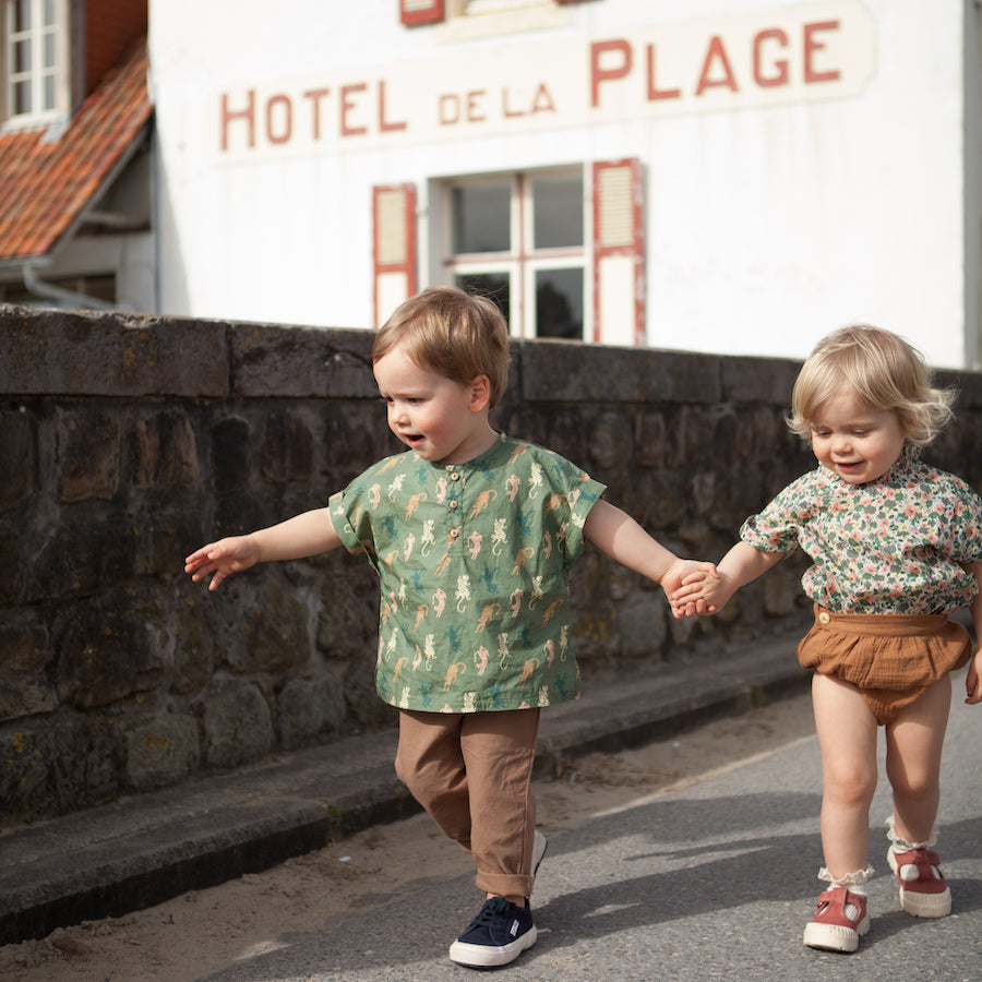 Blouse Vert - 12 mois (neuf)