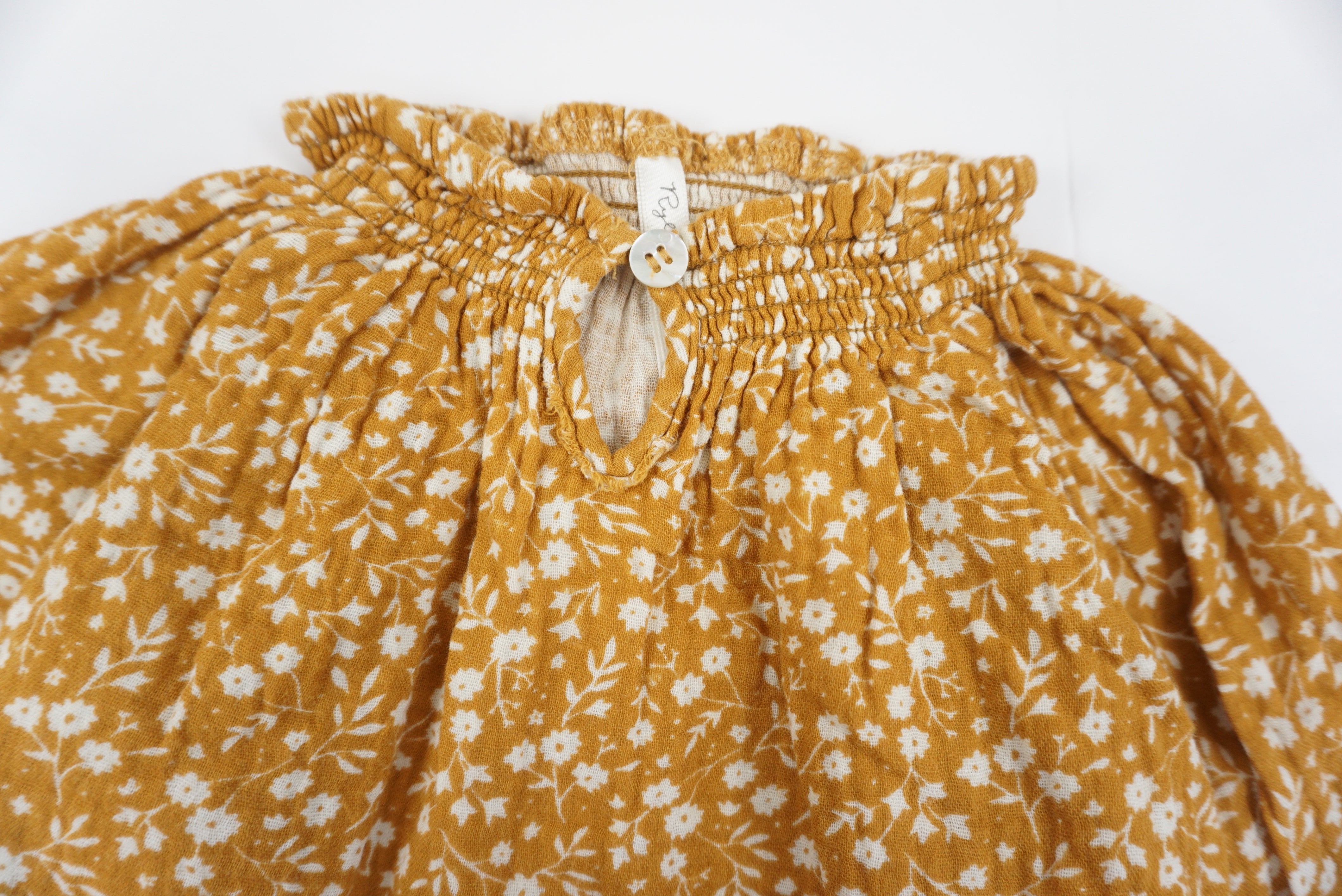 Blouse Ocre - 12/18 mois