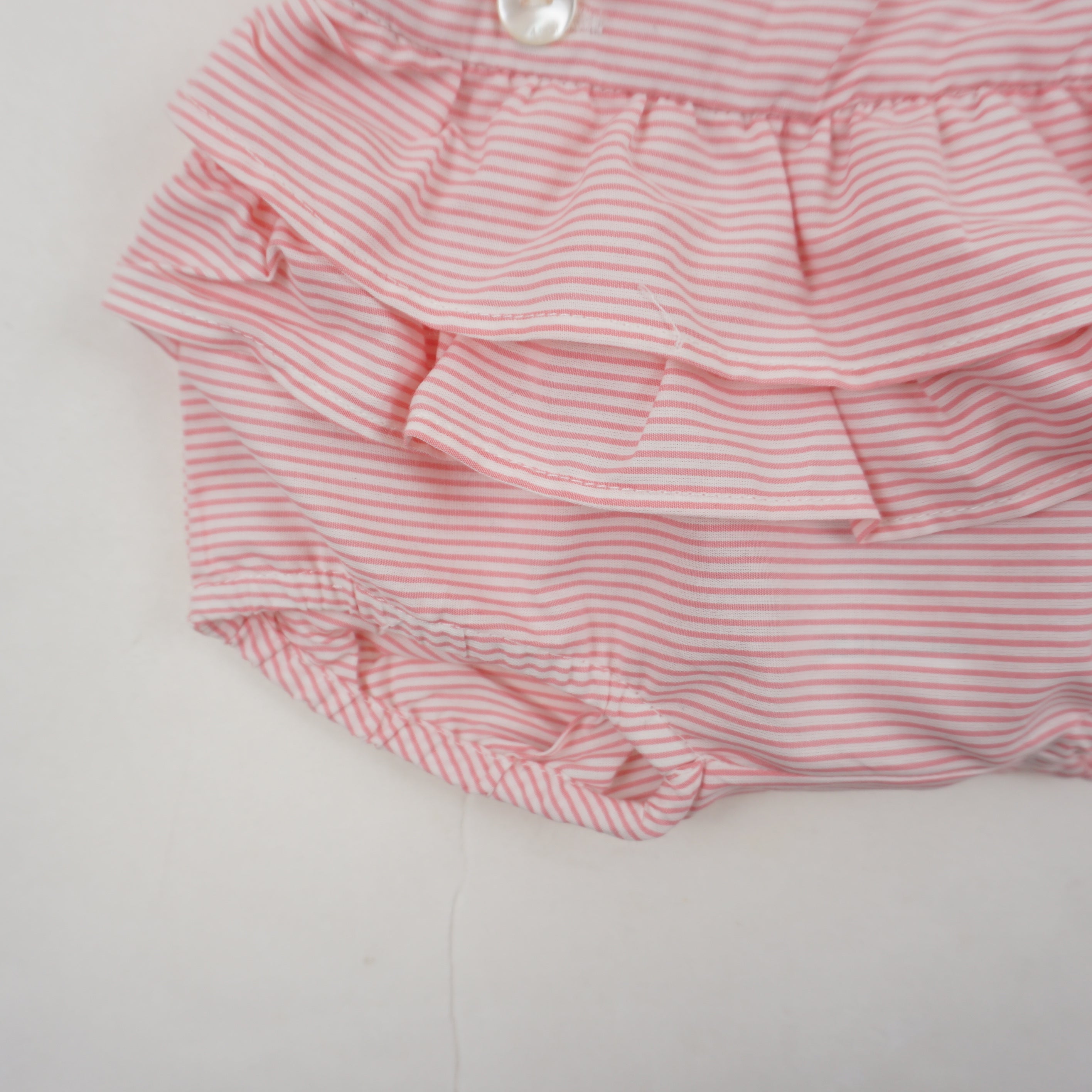 Bloomer à bretelles Rose - 1 mois