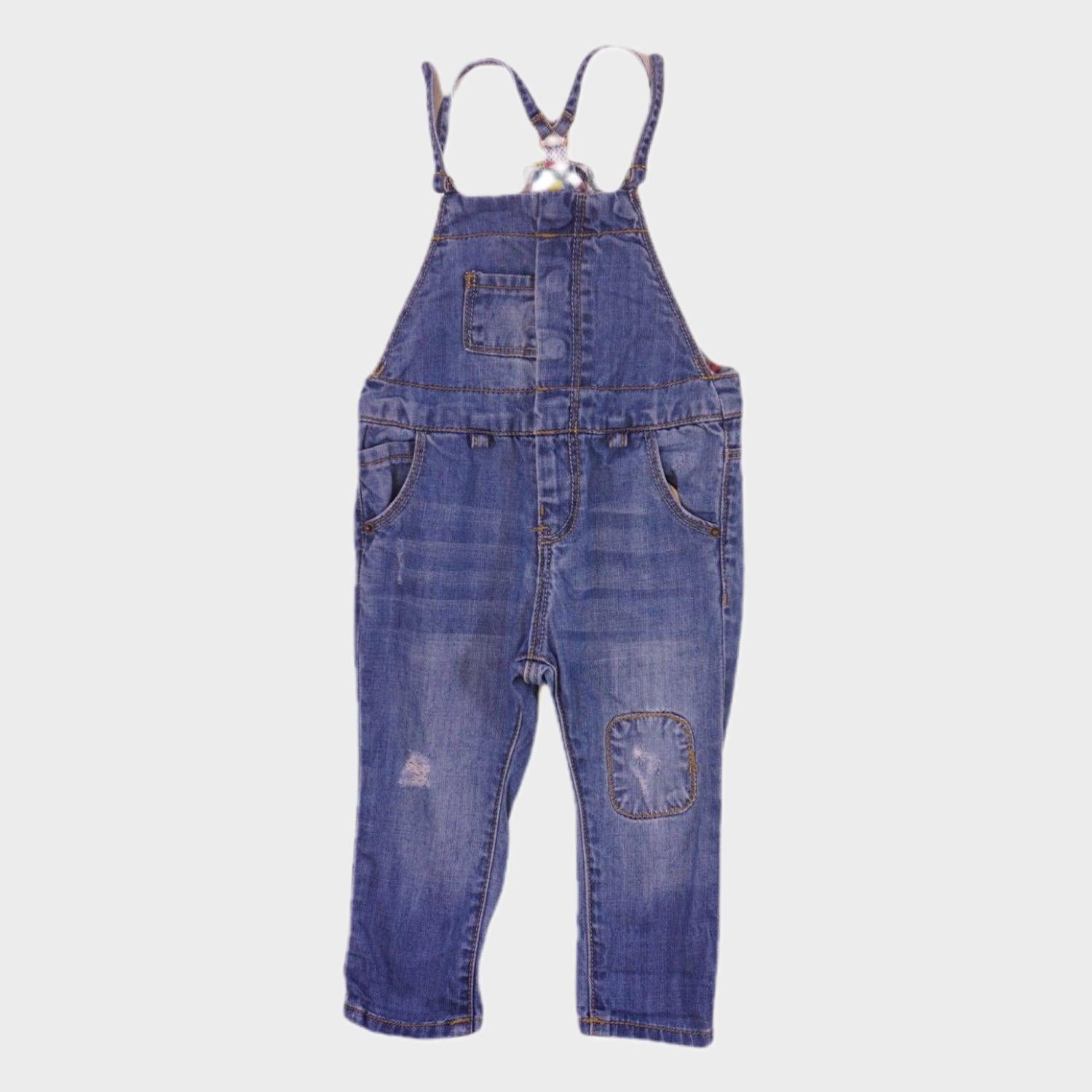 Salopette Bleu - 9/12 mois