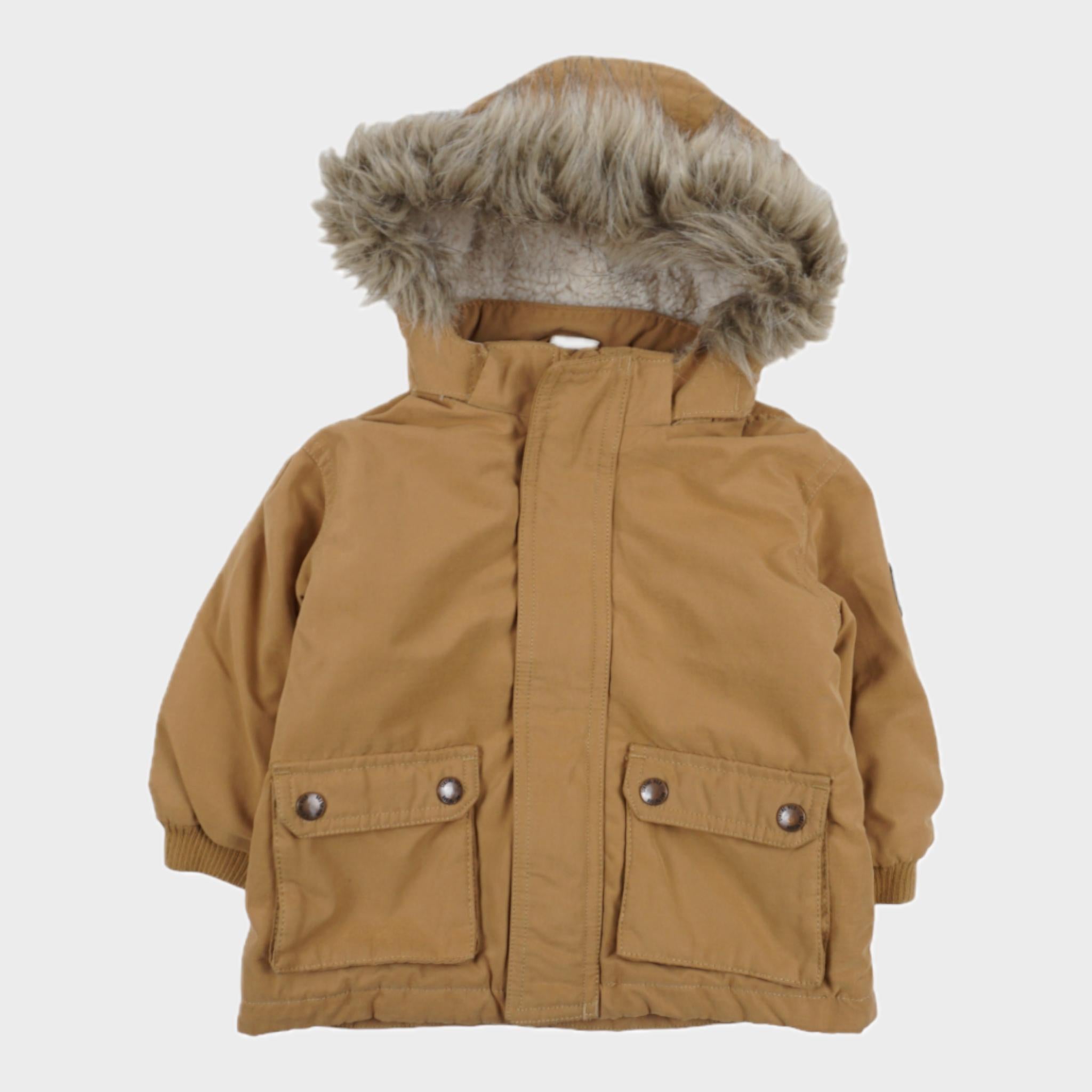 Manteau Camel - 6/9 mois