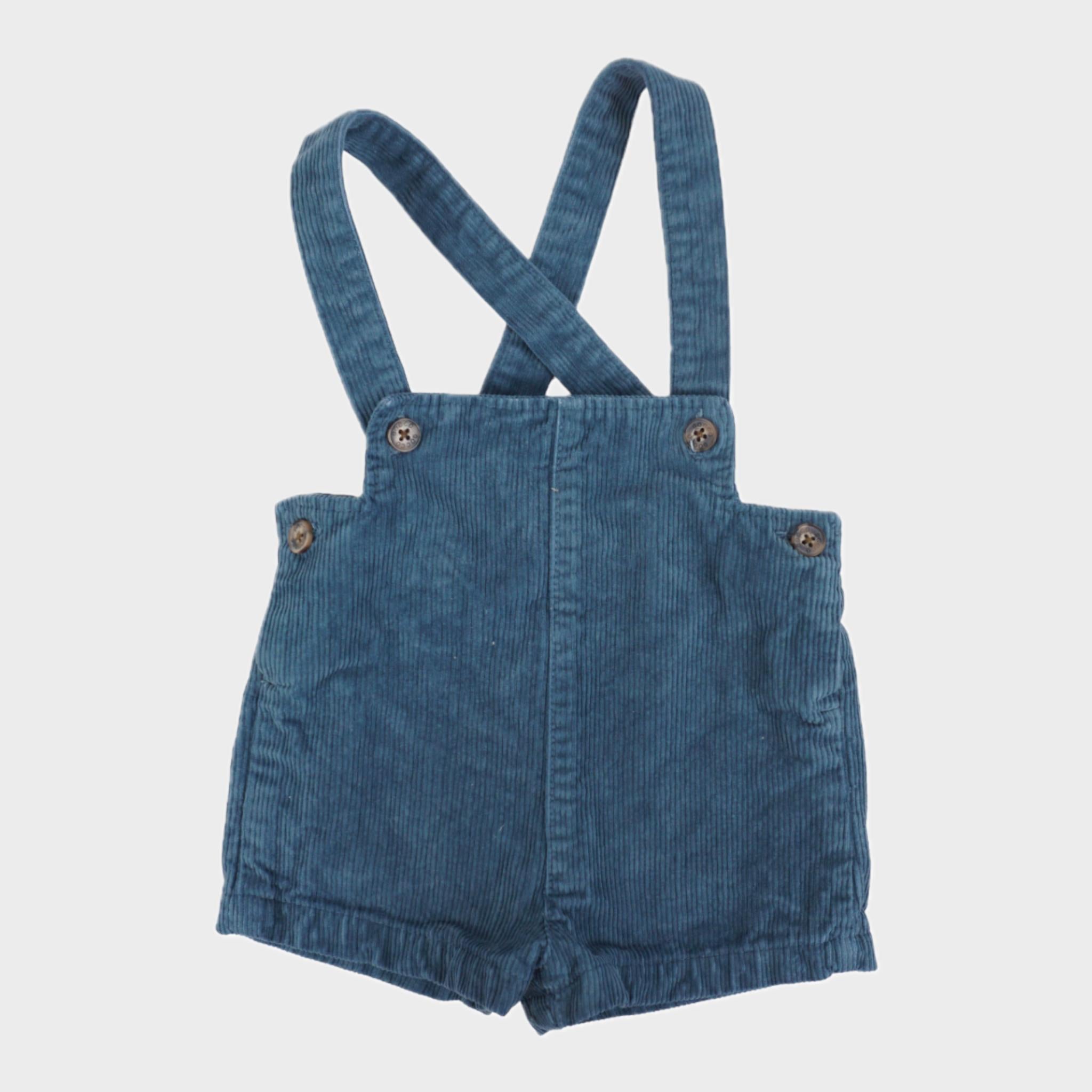 Salopette Bleu Canard - 12/18 mois