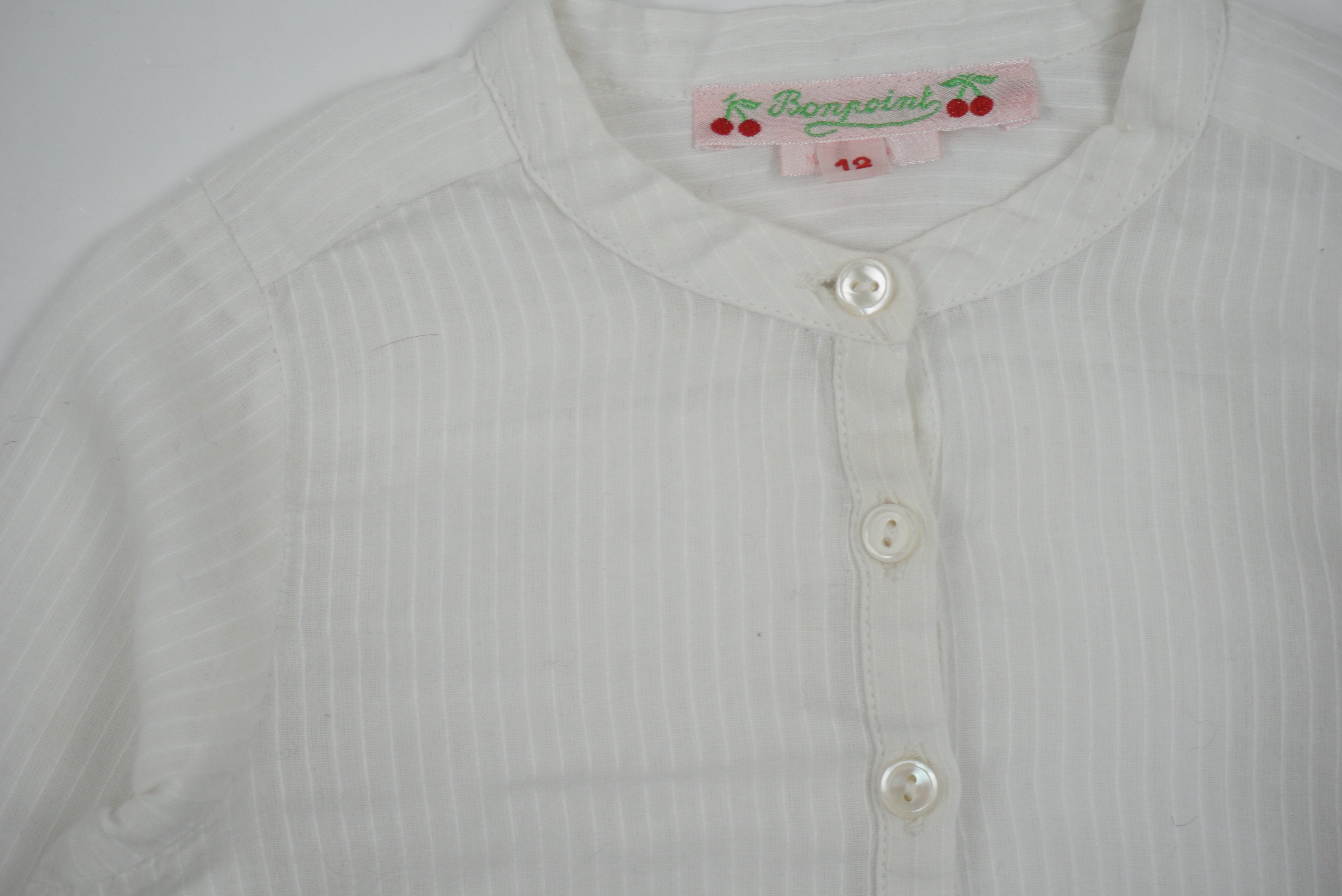 Blouse Blanc - 12 mois