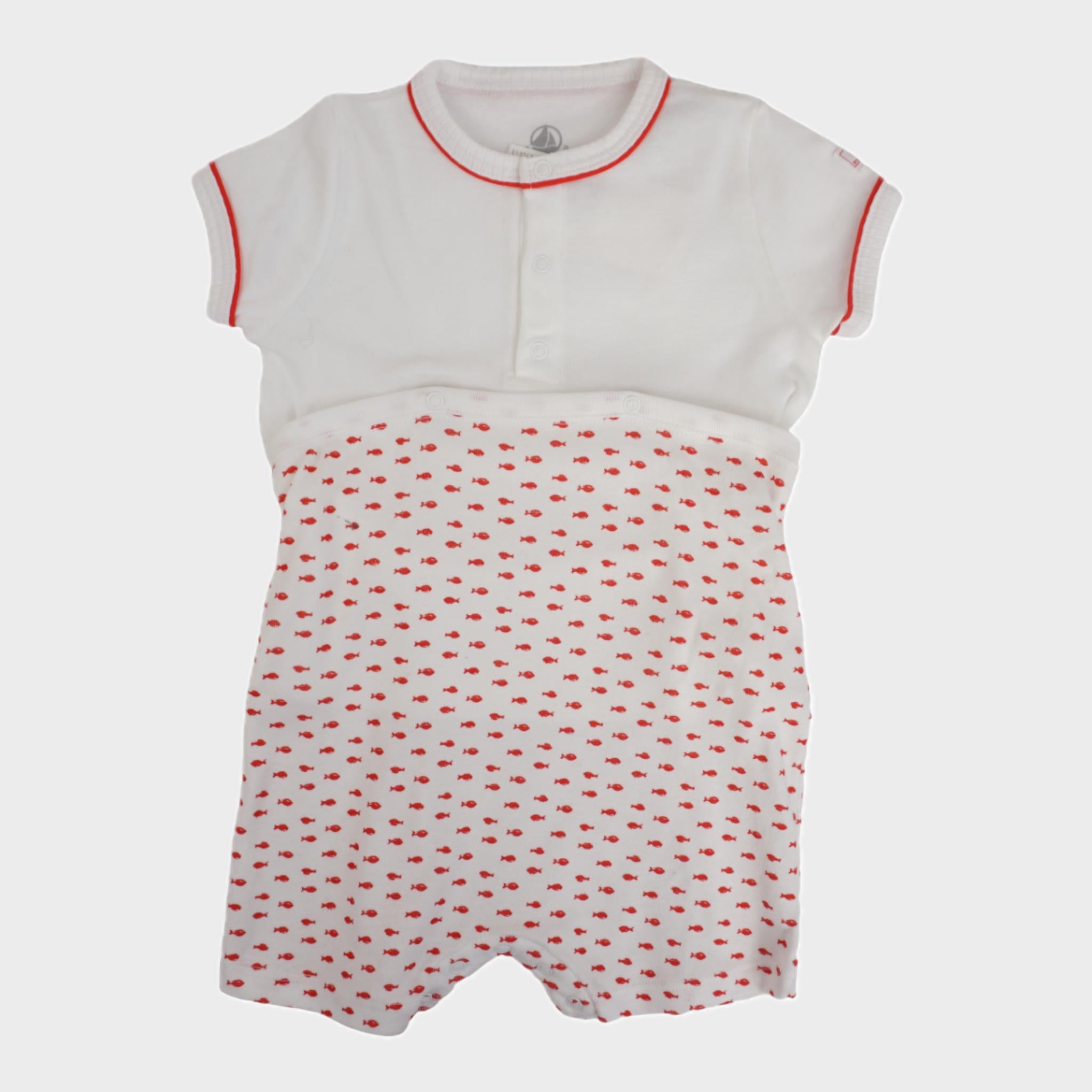 Combishort Multicolore - 12 mois