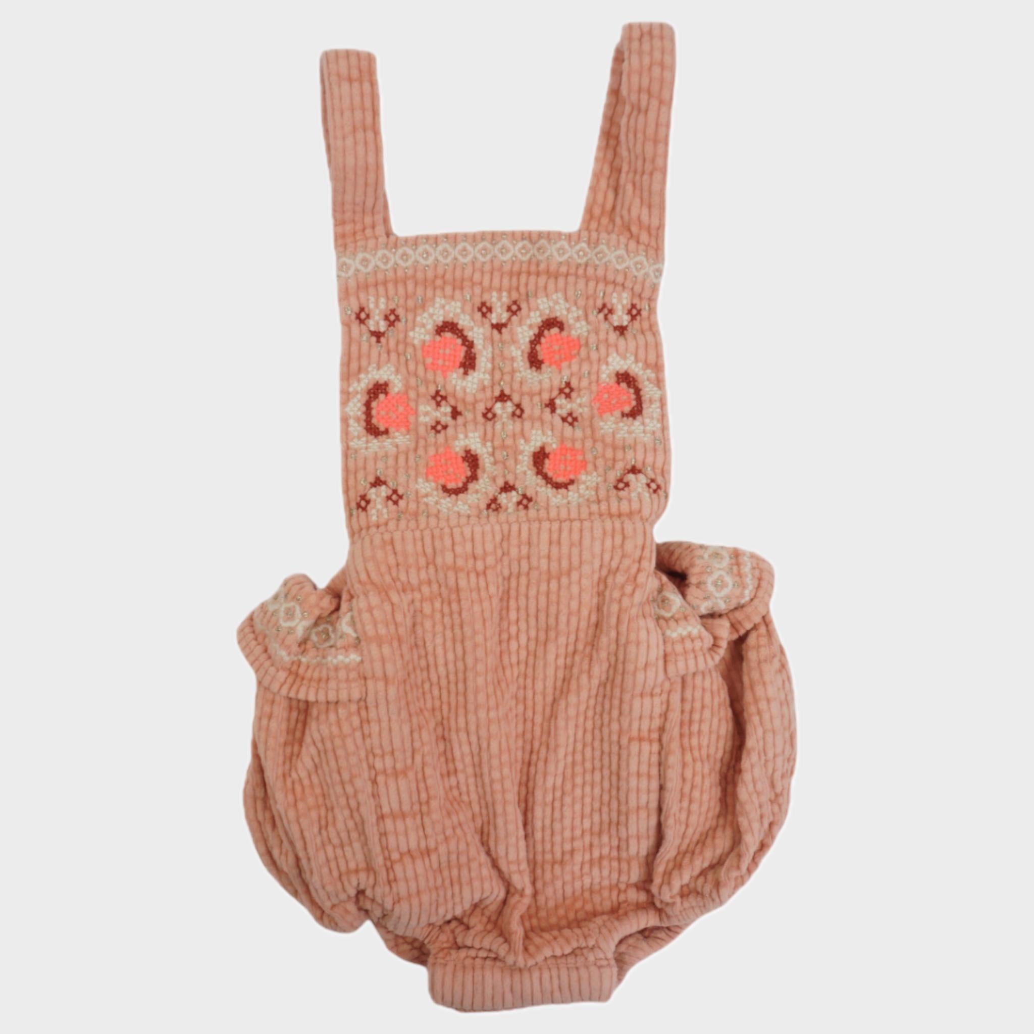 Barboteuse Rose - 9 mois