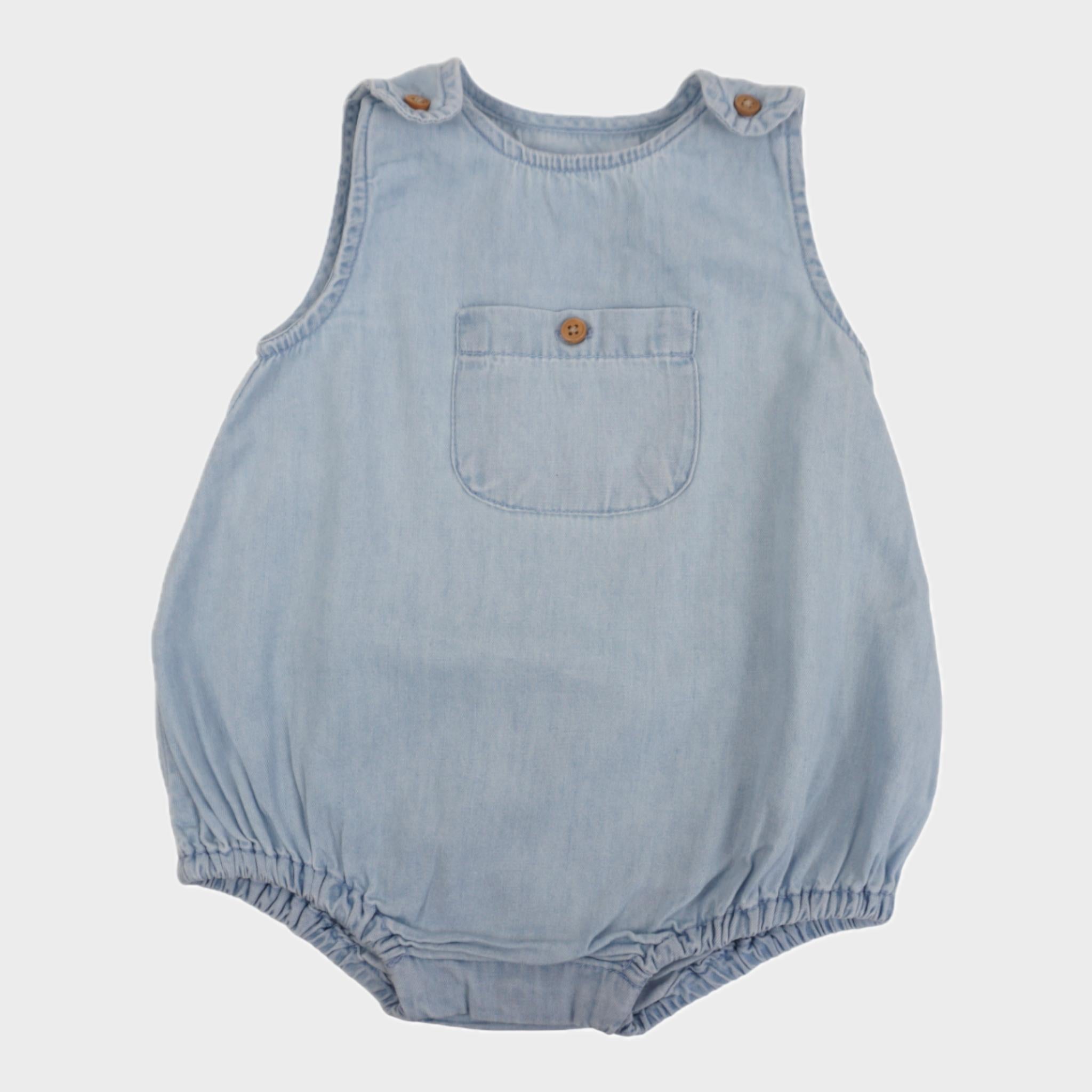 Barboteuse Bleu - 3 mois
