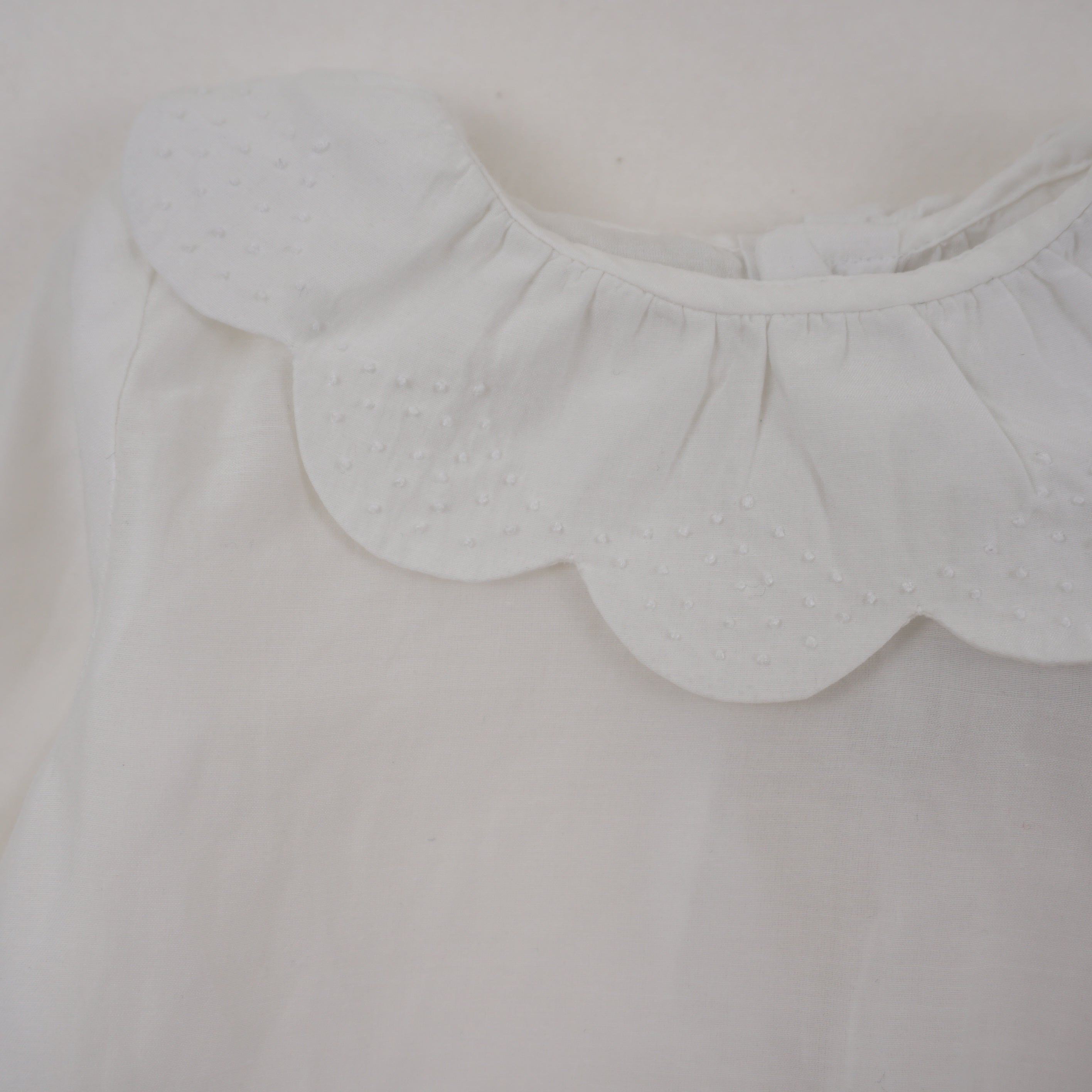 Blouse Blanc - 3 mois