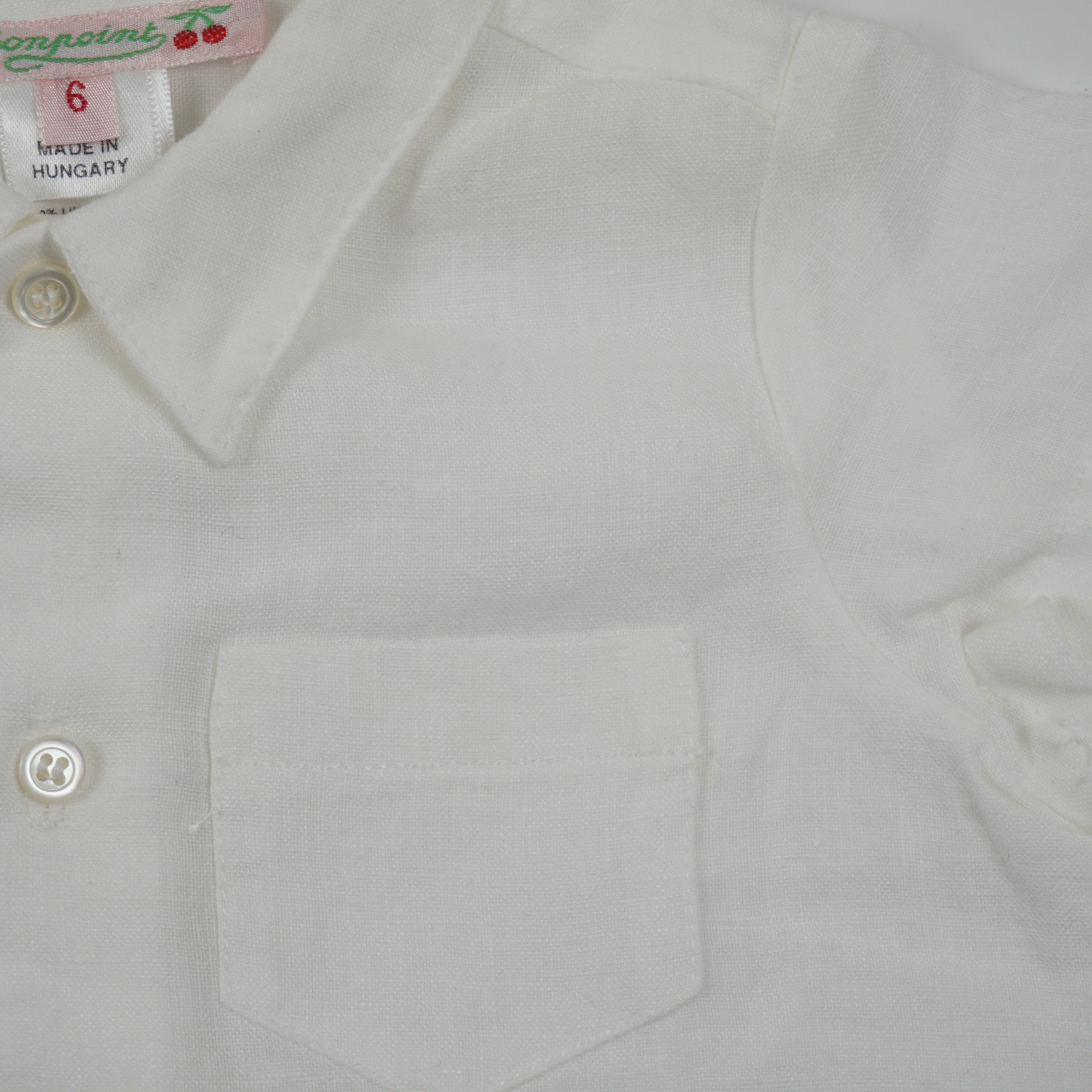 Chemise Ecru - 6 mois
