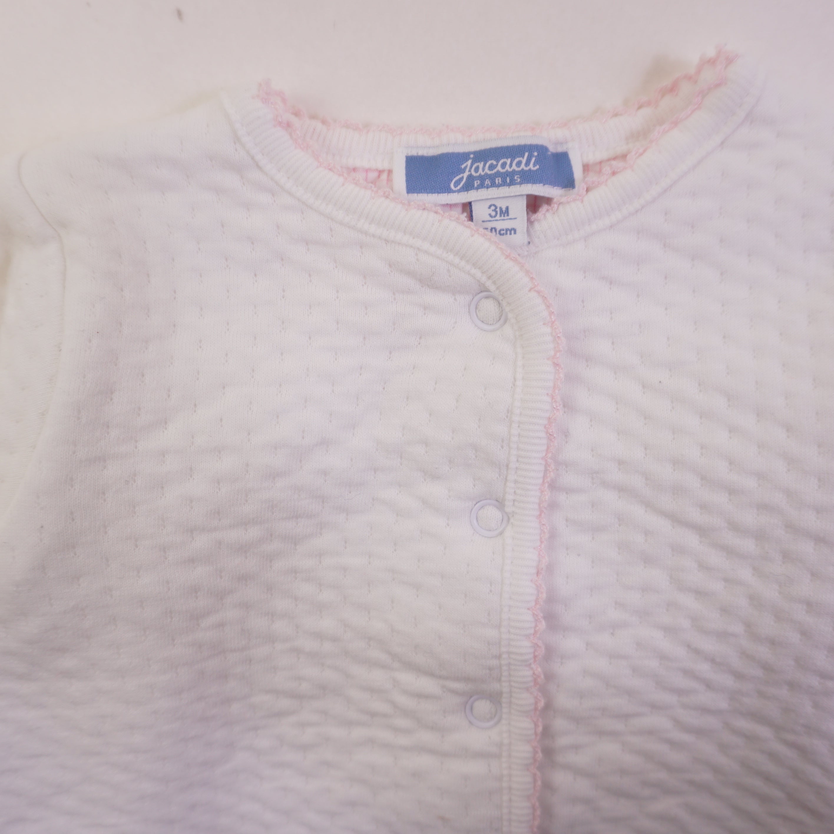 Gilet Blanc - 3 mois