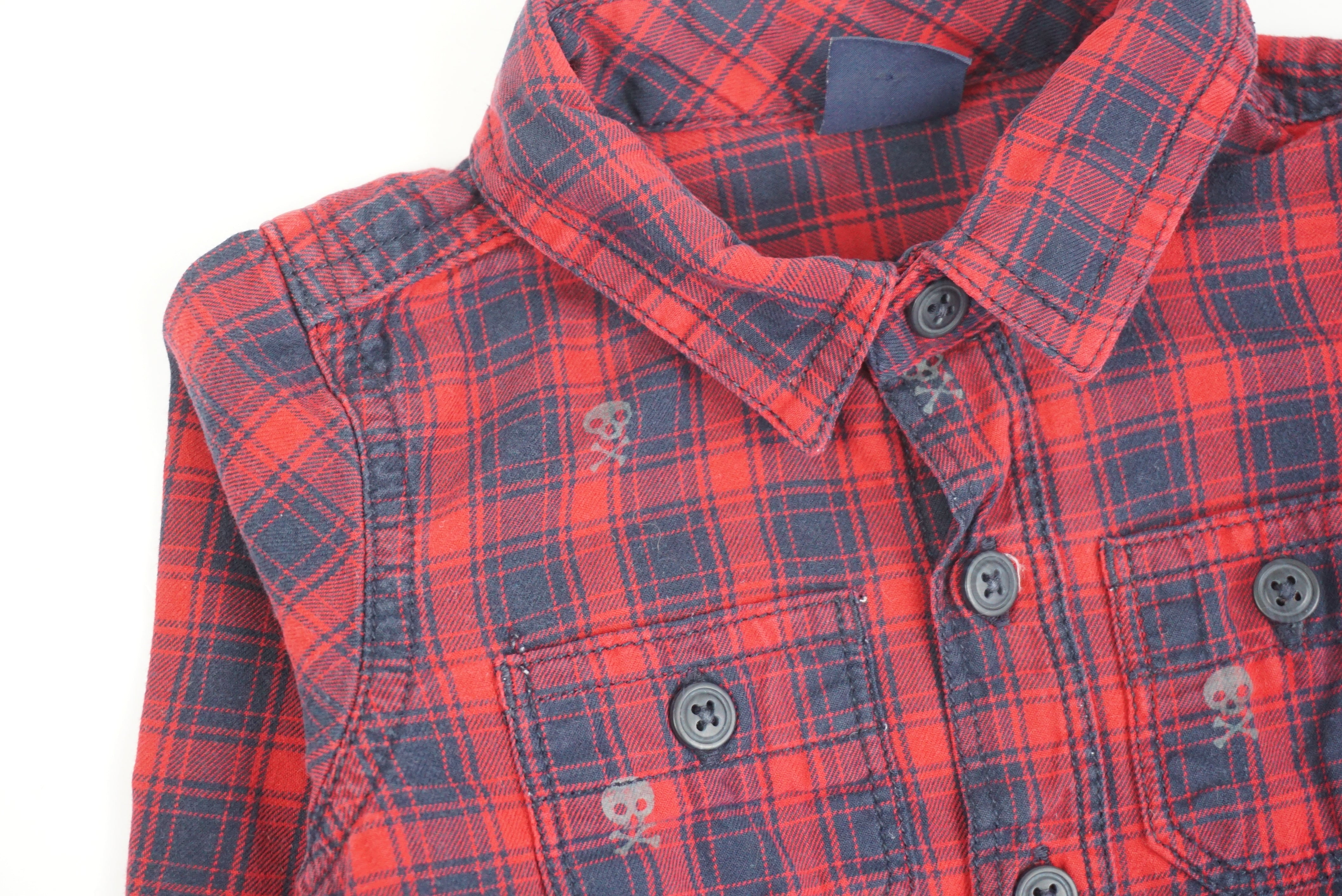 Chemise Rouge - 6/12 mois