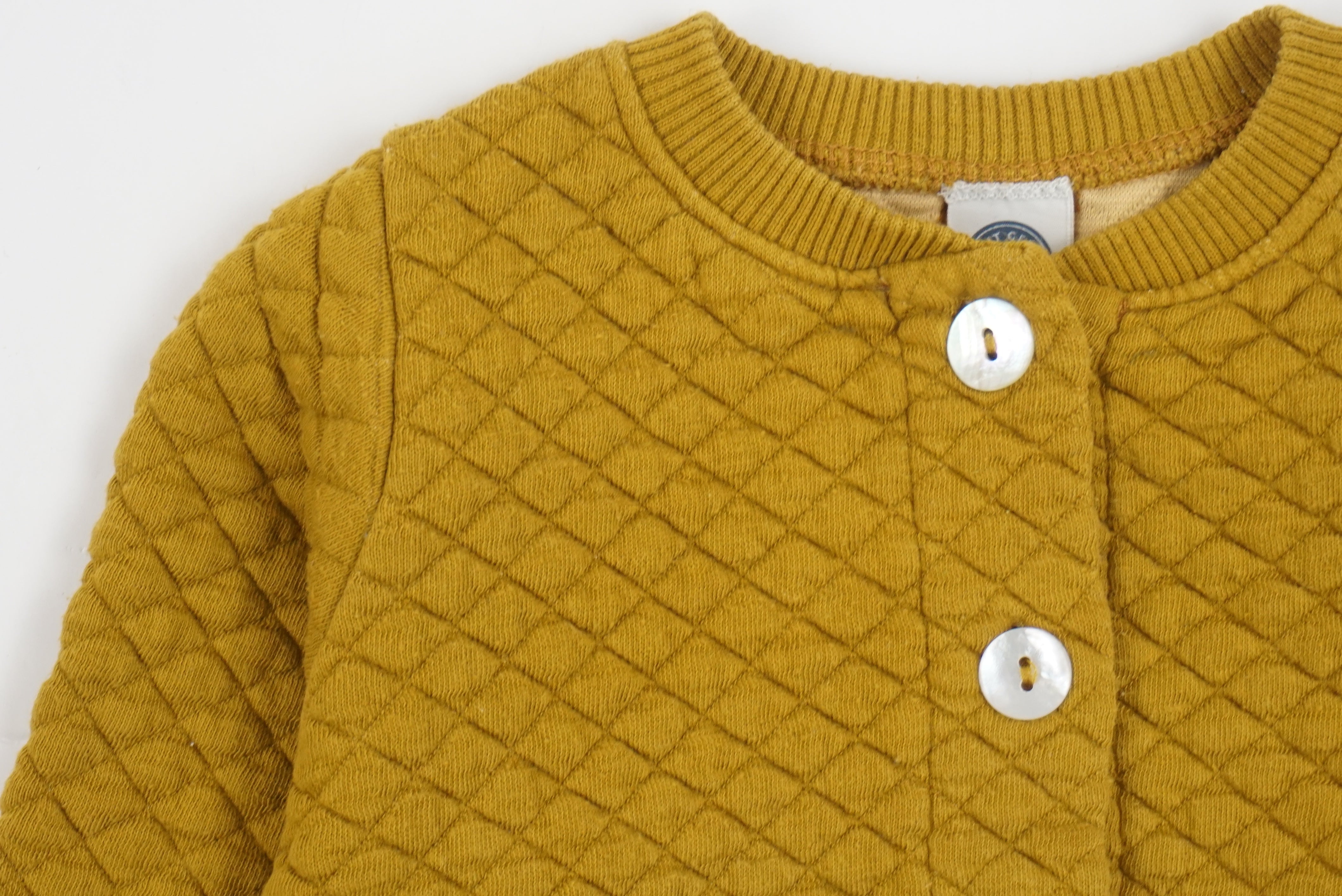 Gilet Moutarde - 12 mois