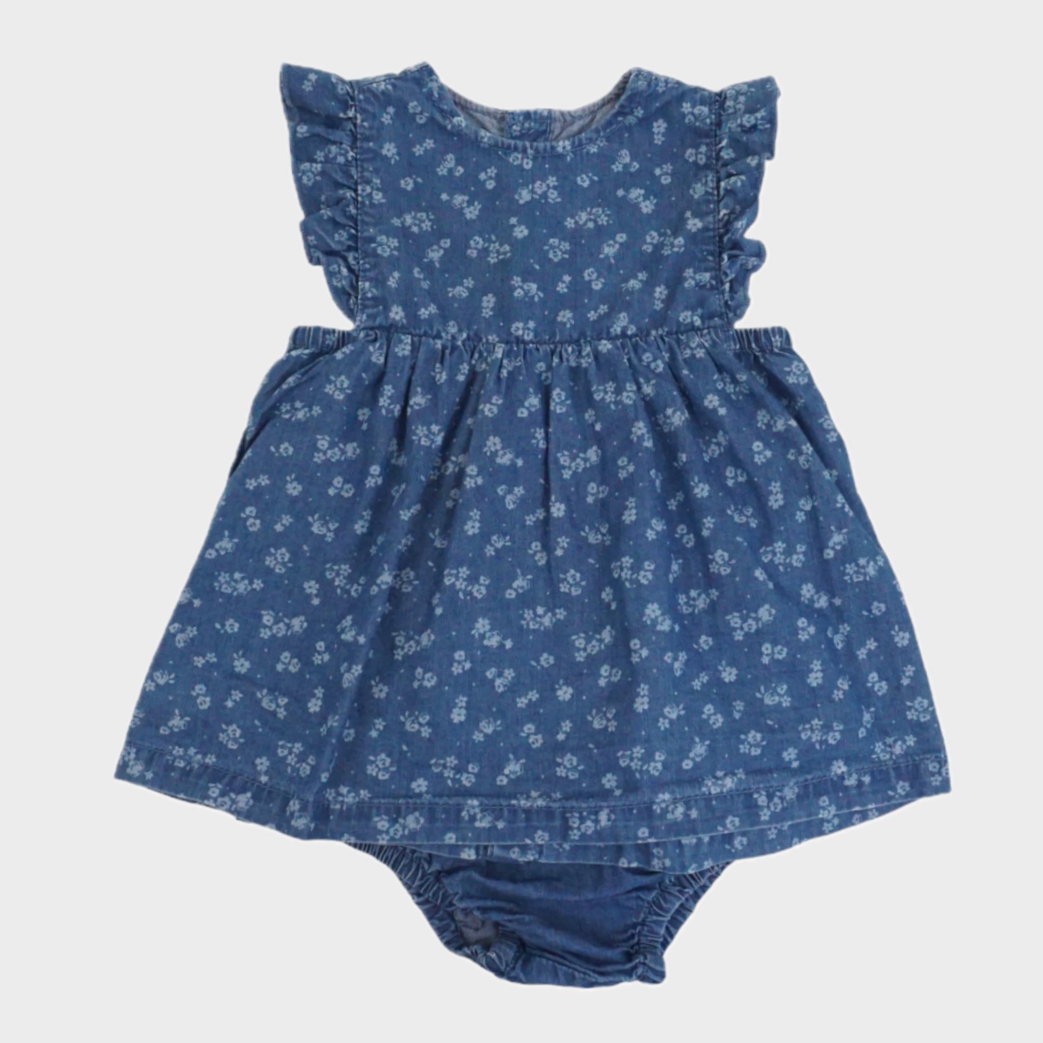 Robe Bleu - 3/6 mois