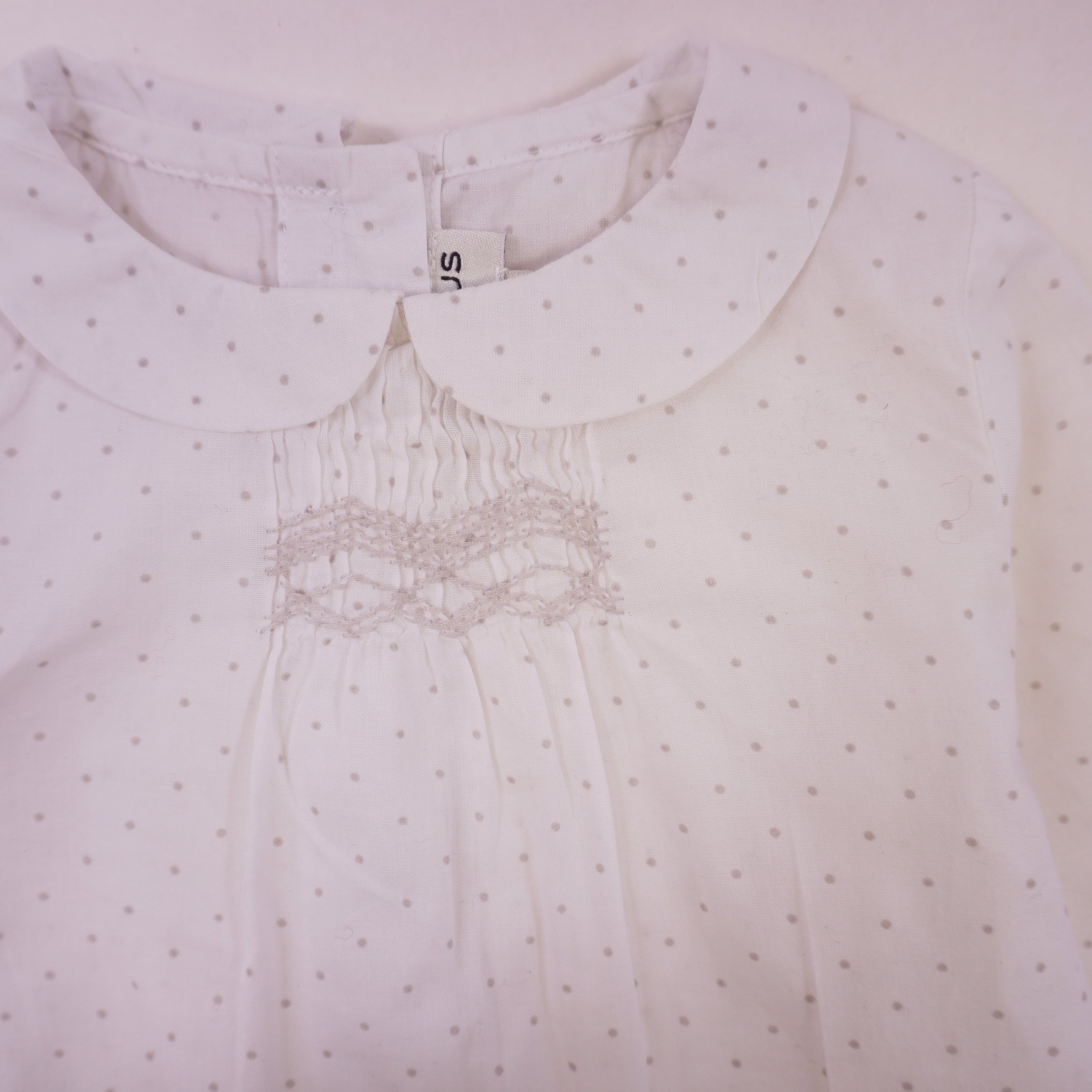 Blouse Blanc - 6 mois