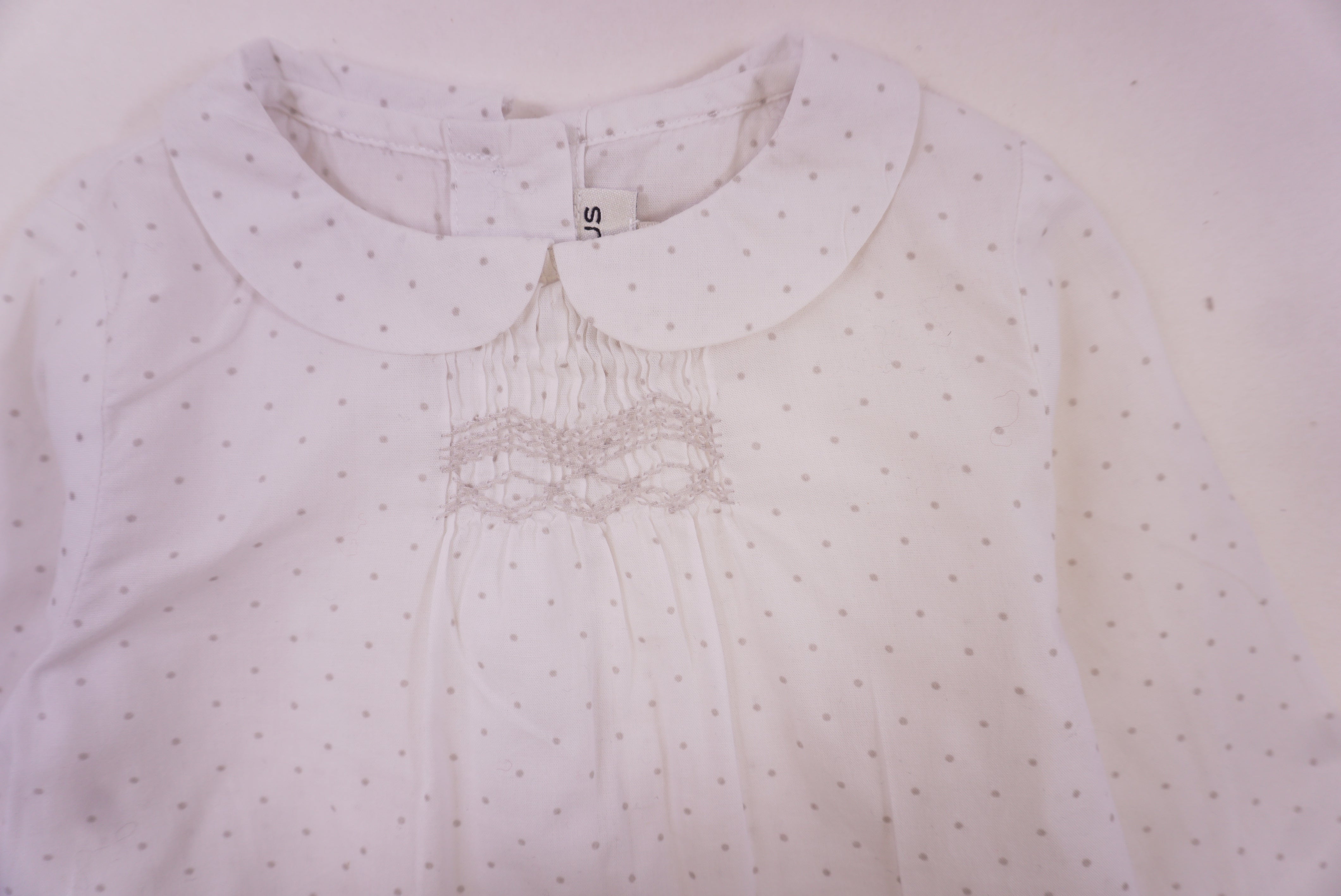 Blouse Blanc - 6 mois