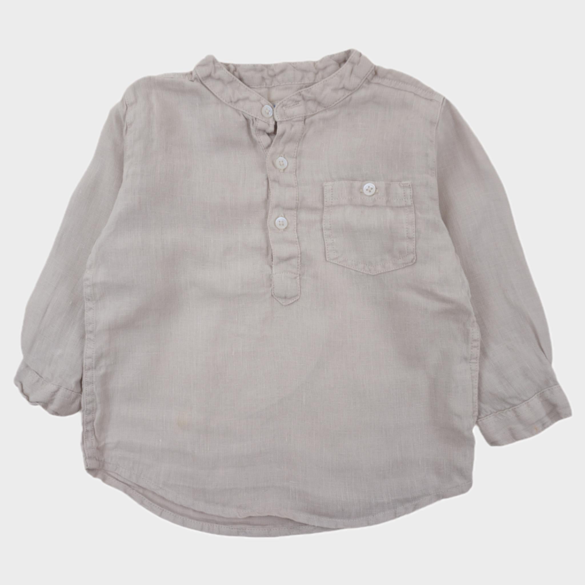Blouse Taupe - 12 mois