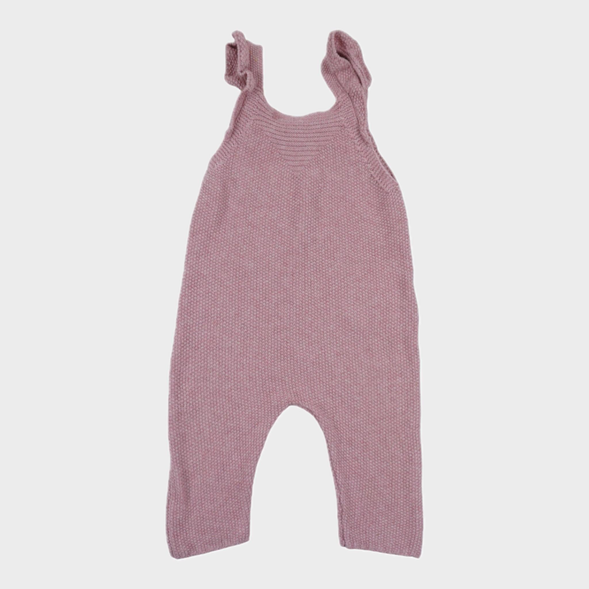 Salopette Rose - 9/12 mois