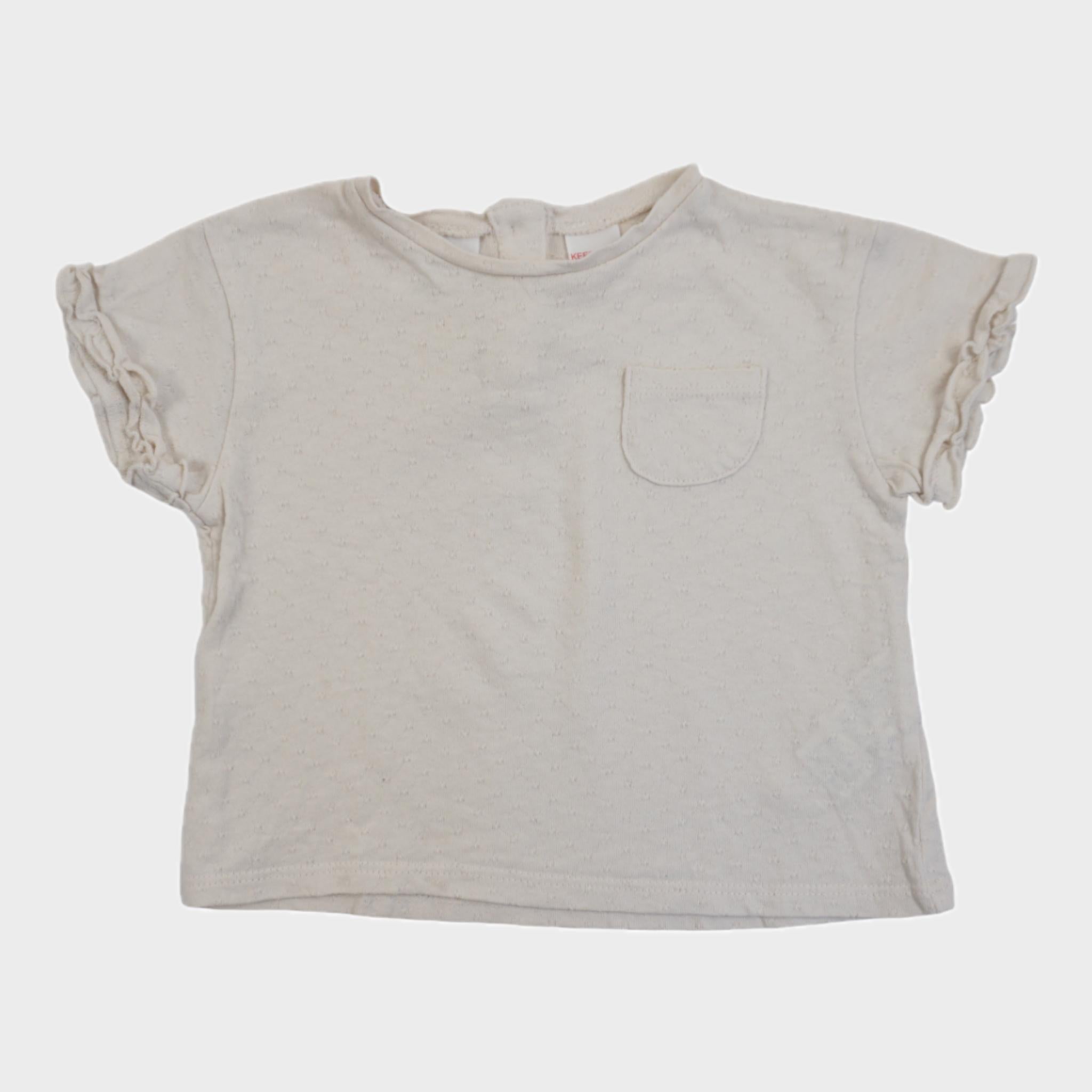 T-shirt Beige - 3/6 mois