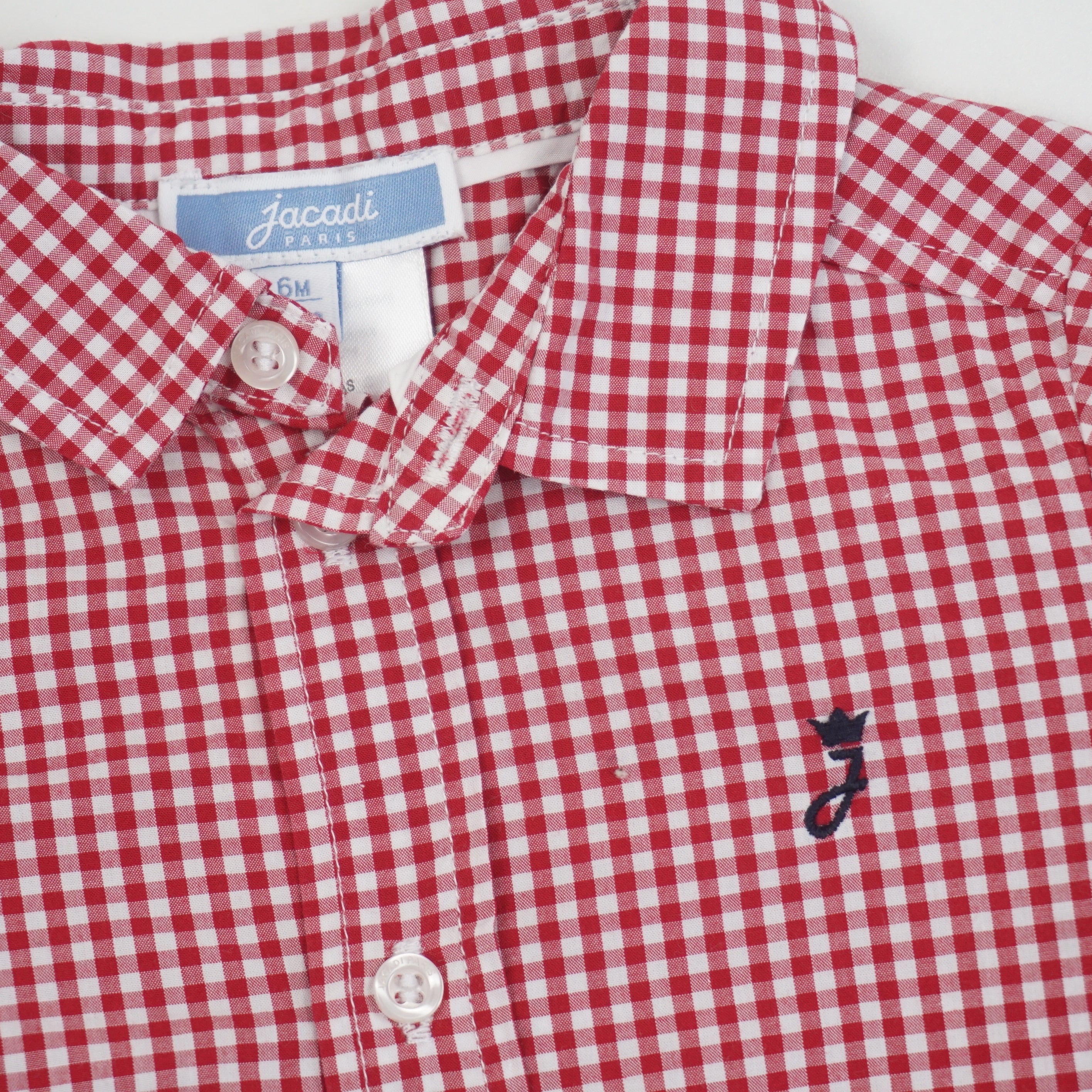 Chemise Rouge - 6 mois
