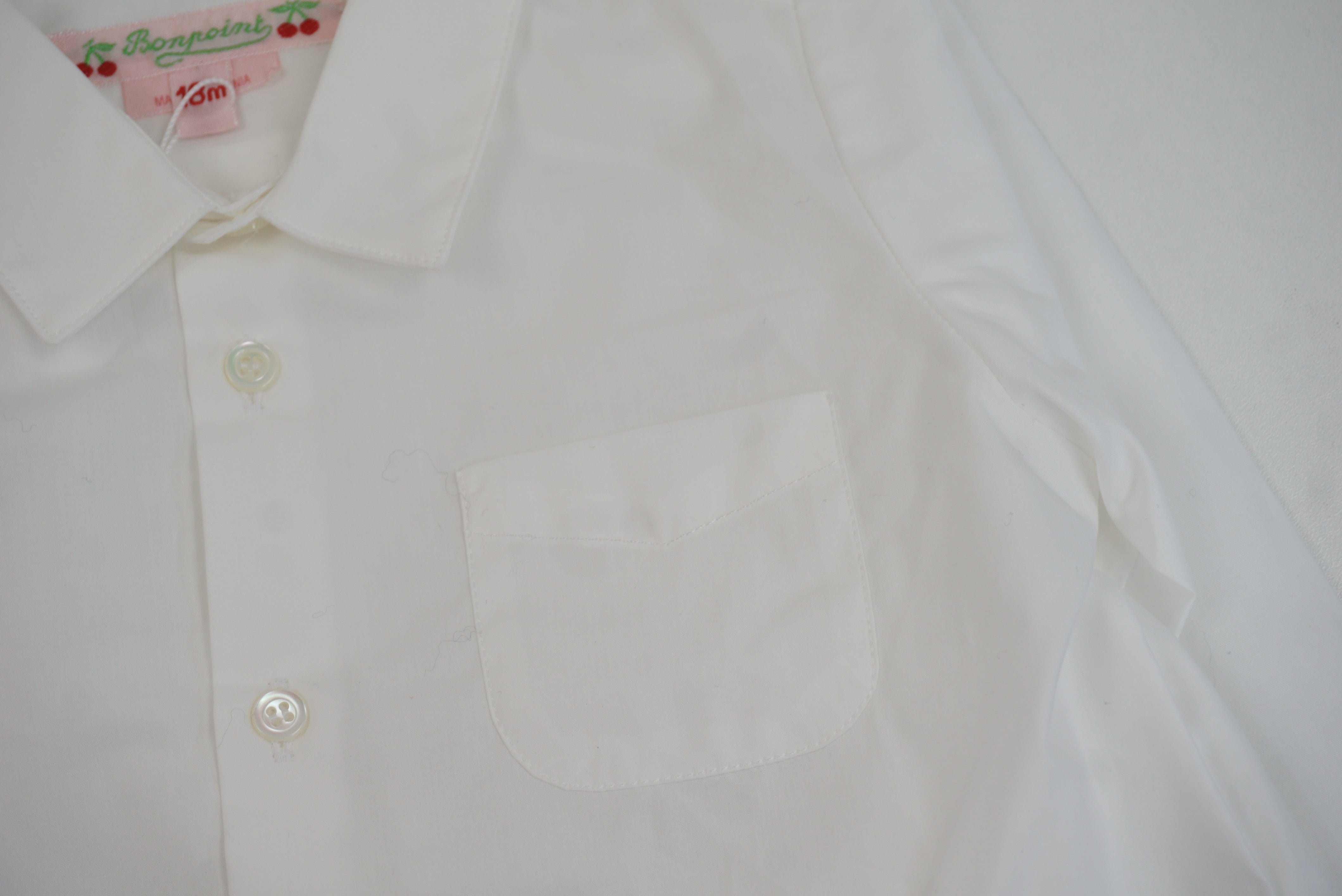 Chemise Blanc - 12 mois