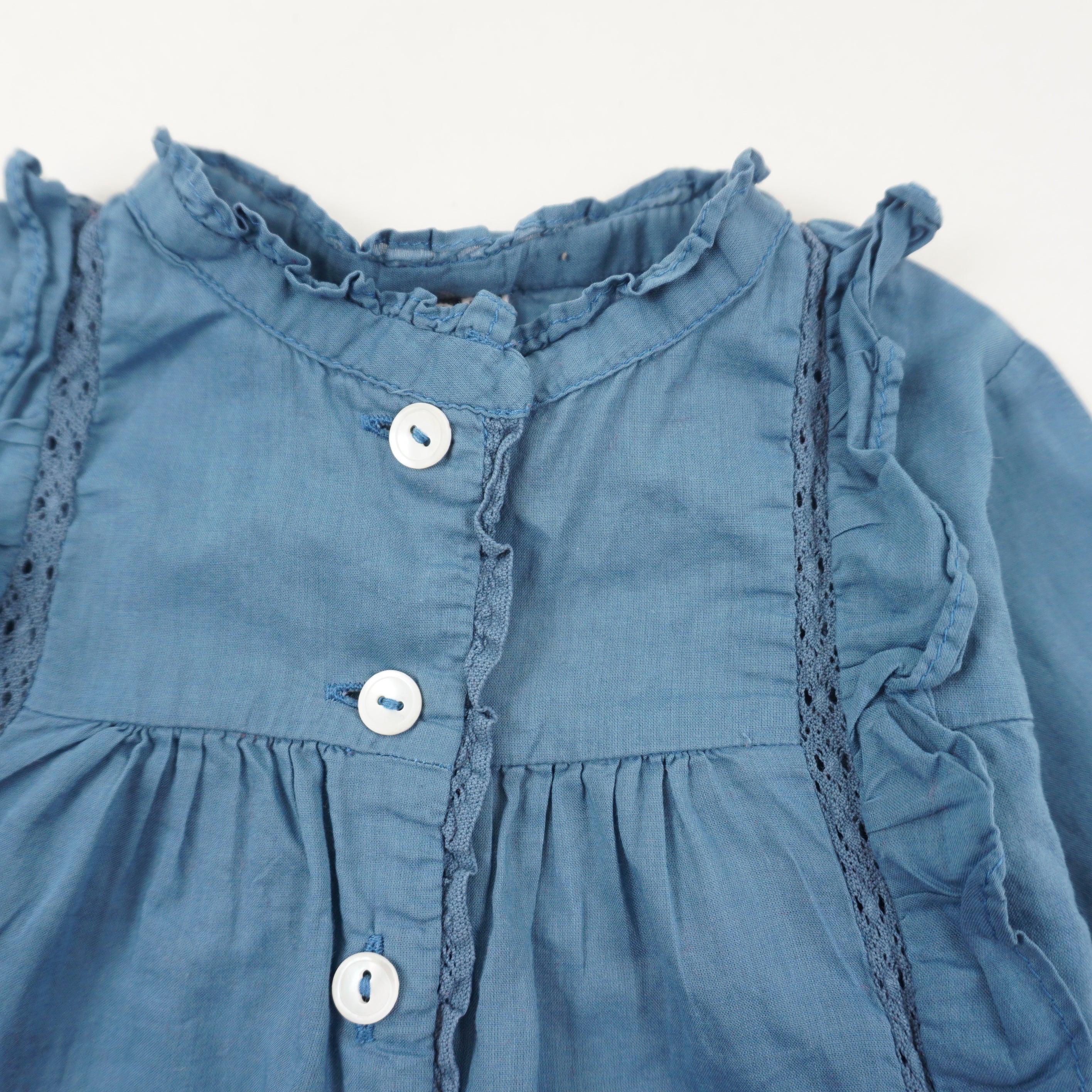 Blouse Bleu - 6 mois