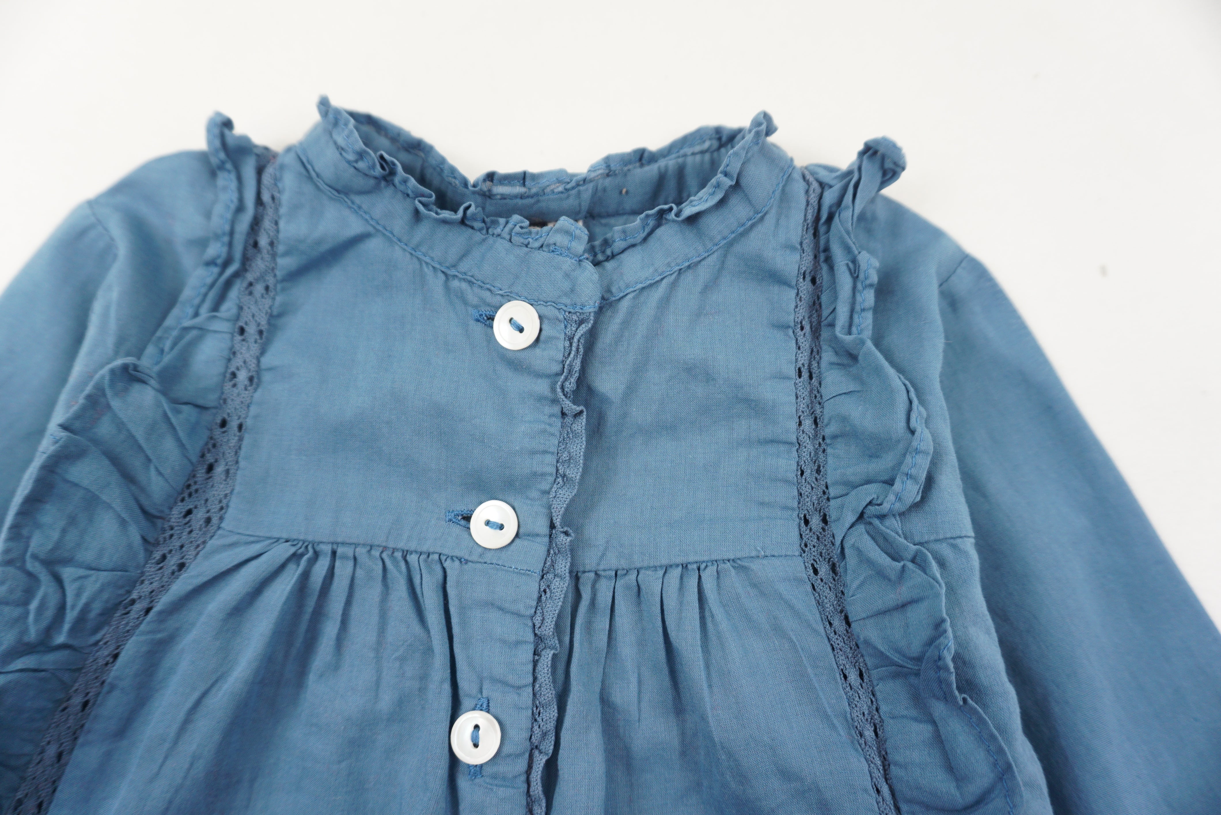 Blouse Bleu - 6 mois