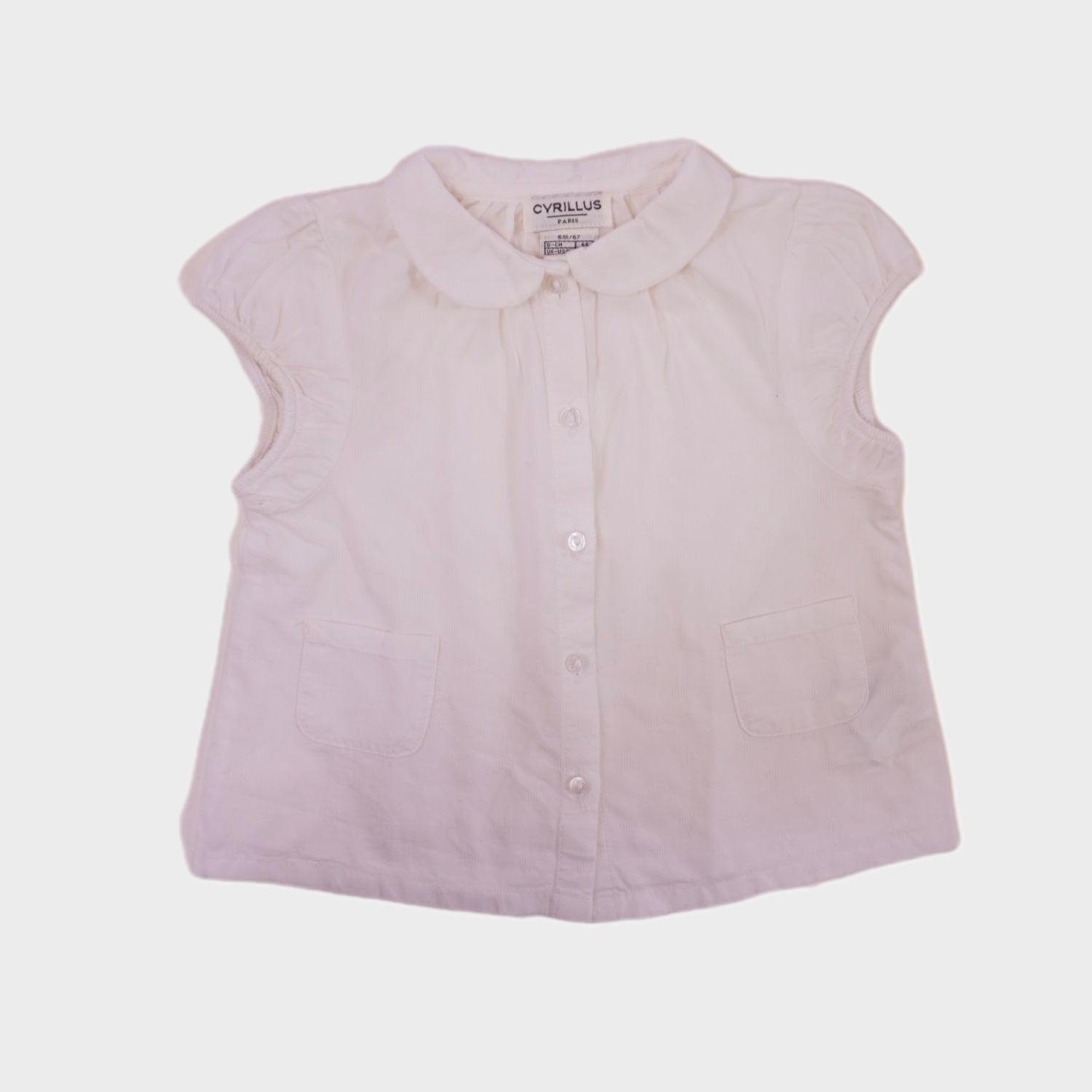 Chemise Blanc - 6 mois