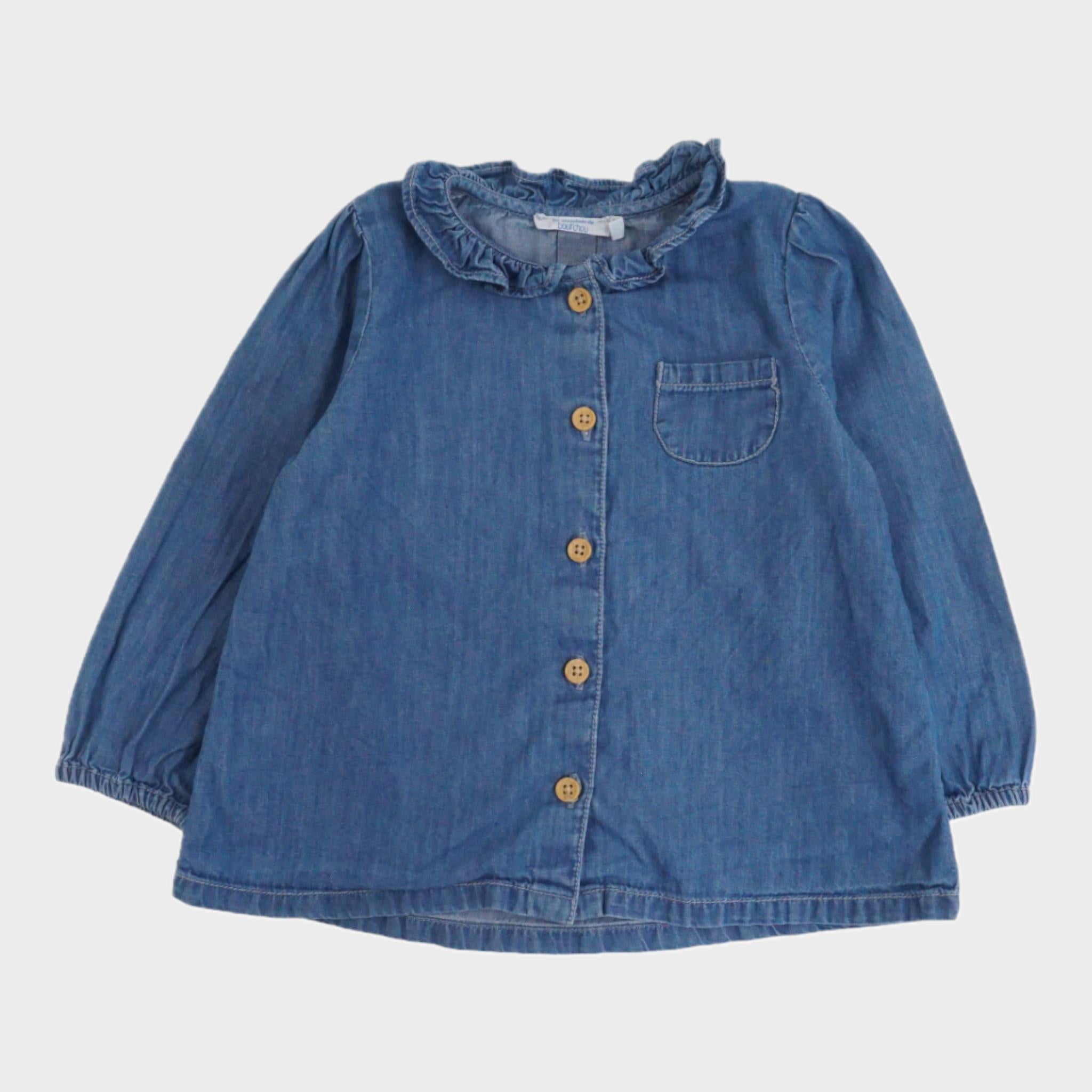 Chemise Bleu - 12 mois
