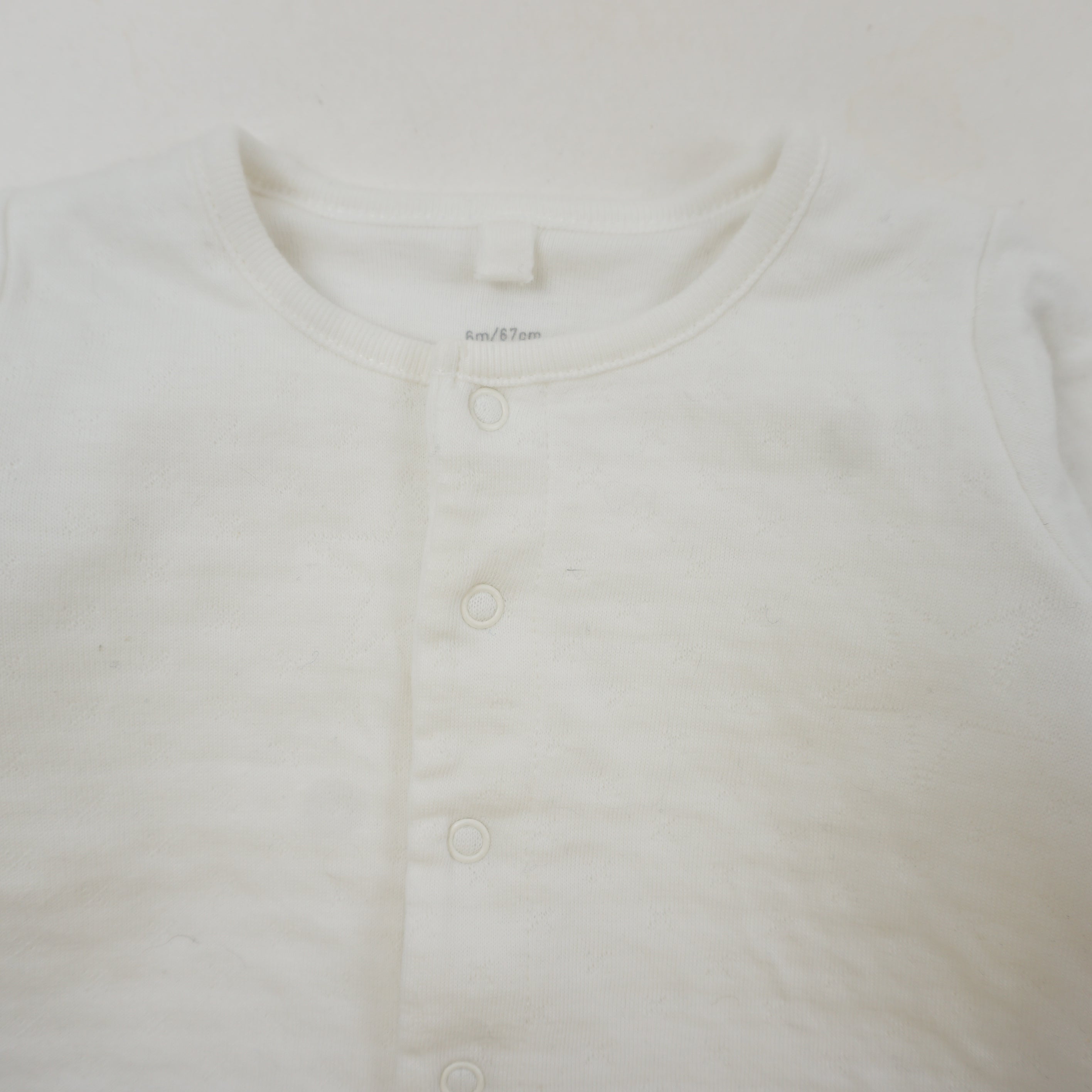 Gilet Blanc - 6 mois