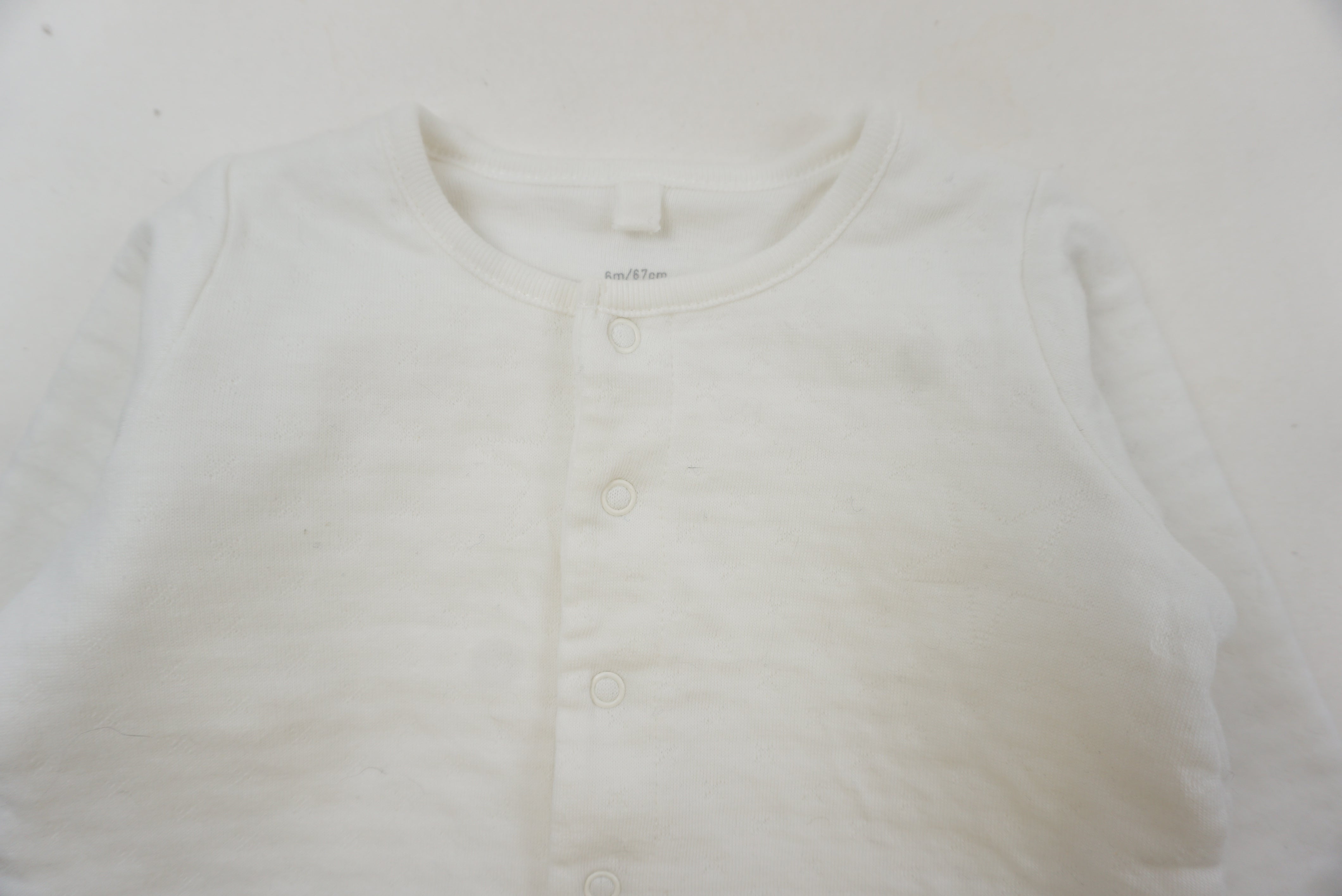 Gilet Blanc - 6 mois